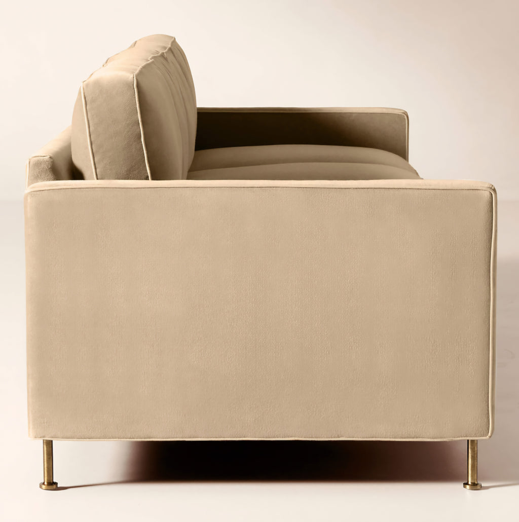 THE ONE × Brett — Jade Green Velvet Sofa