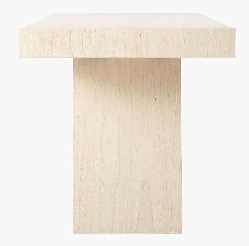 THE ONE × Ridge — Bleached Wood Desk with Drawer
