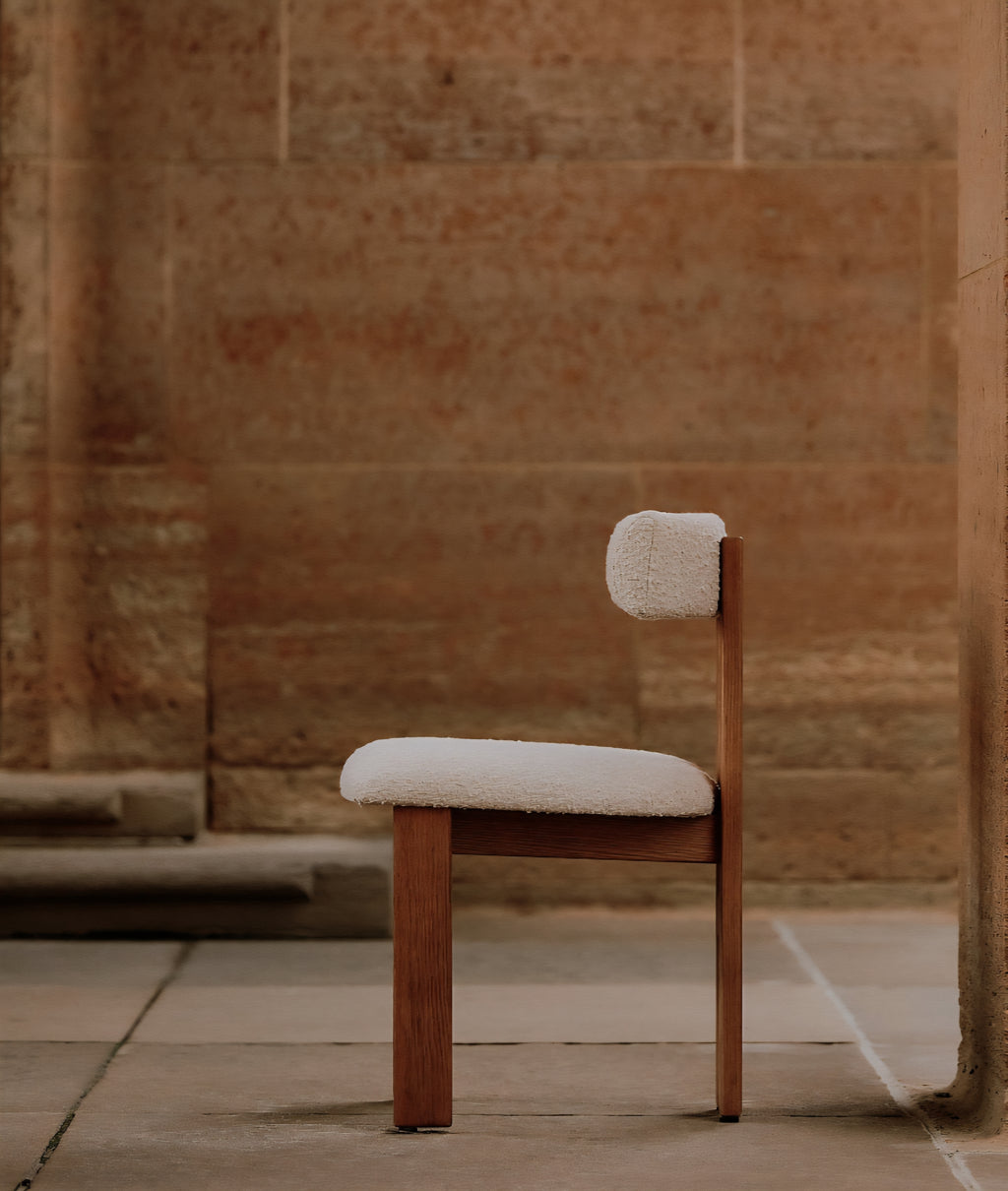 THE ONE × Ceremonie — Boucle Dining Chair