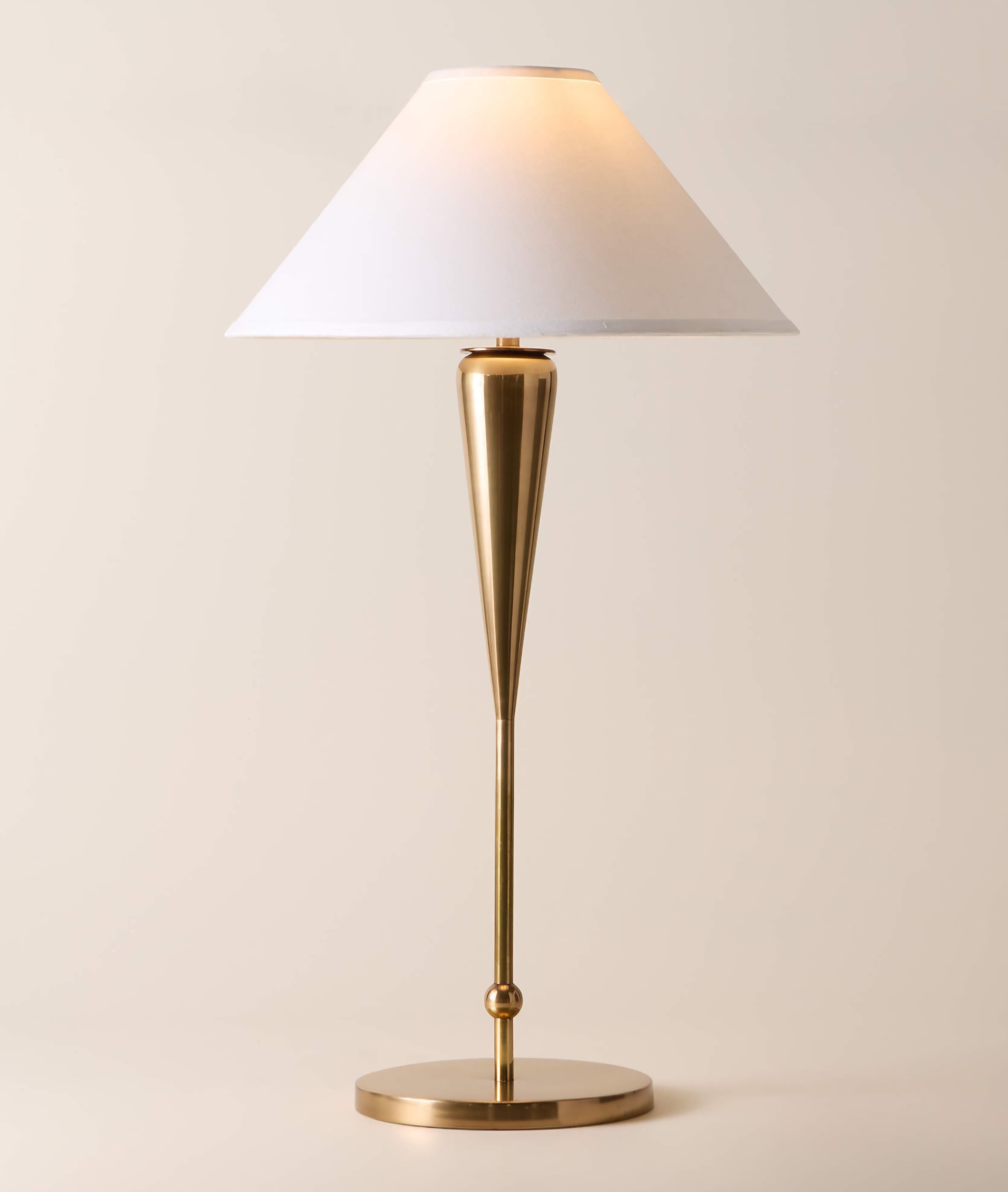 THE ONE × Tamlin — Aged Brass Tall Table Lamp