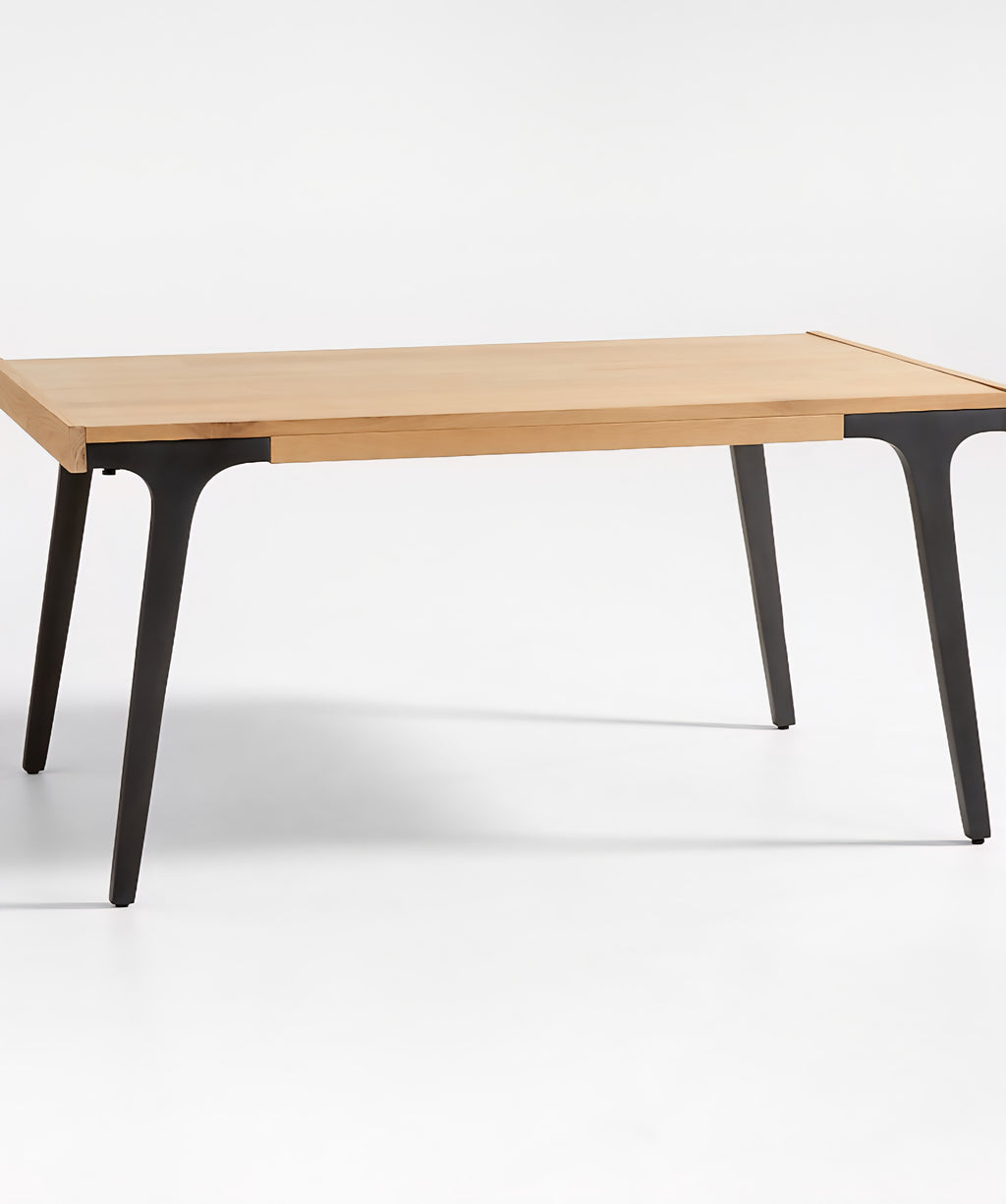 THE ONE × Lakin — White Oak Wood Extendable Dining Table