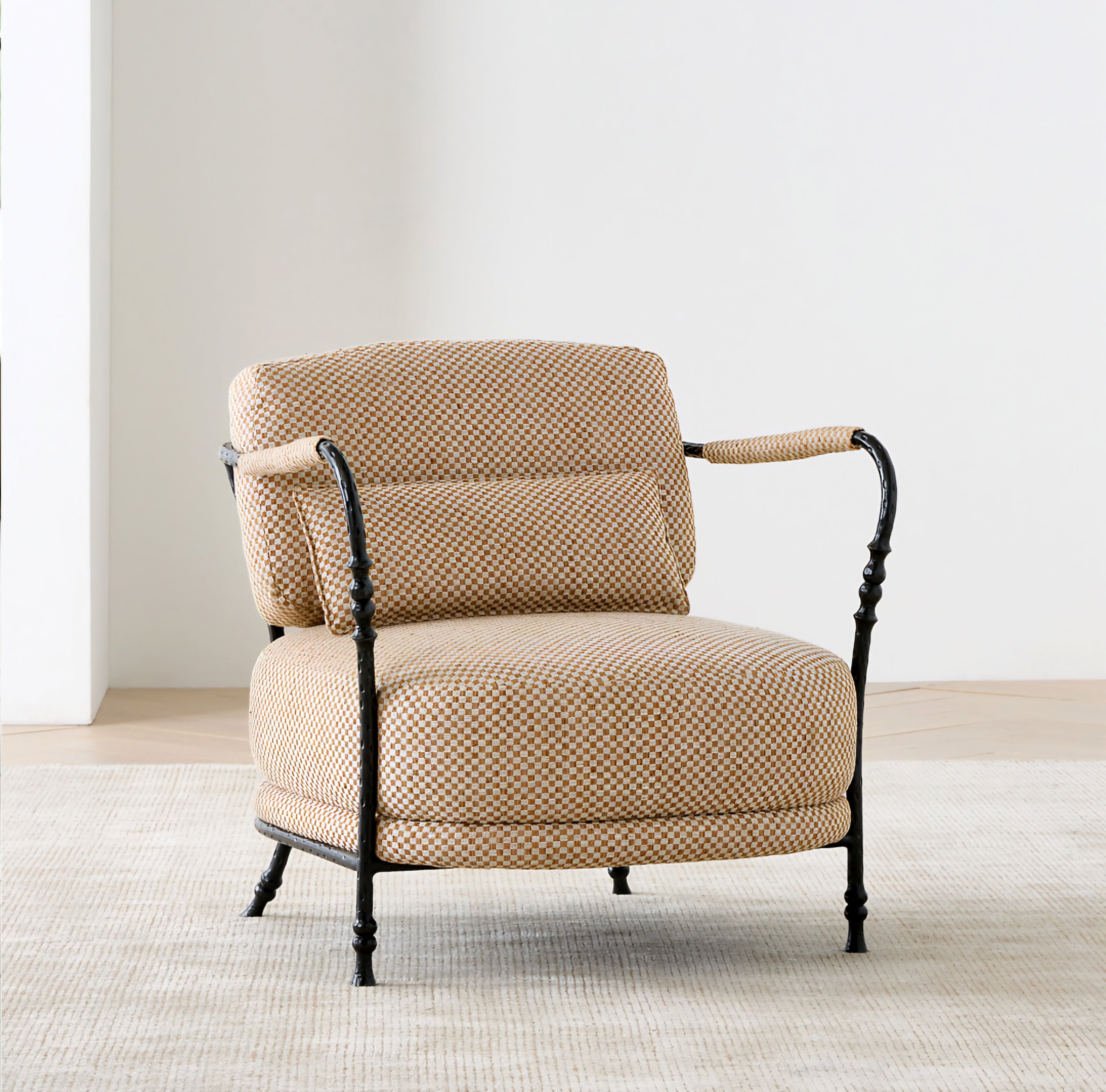 THE ONE × Muirfield — Sculptural Metal Accent Chair