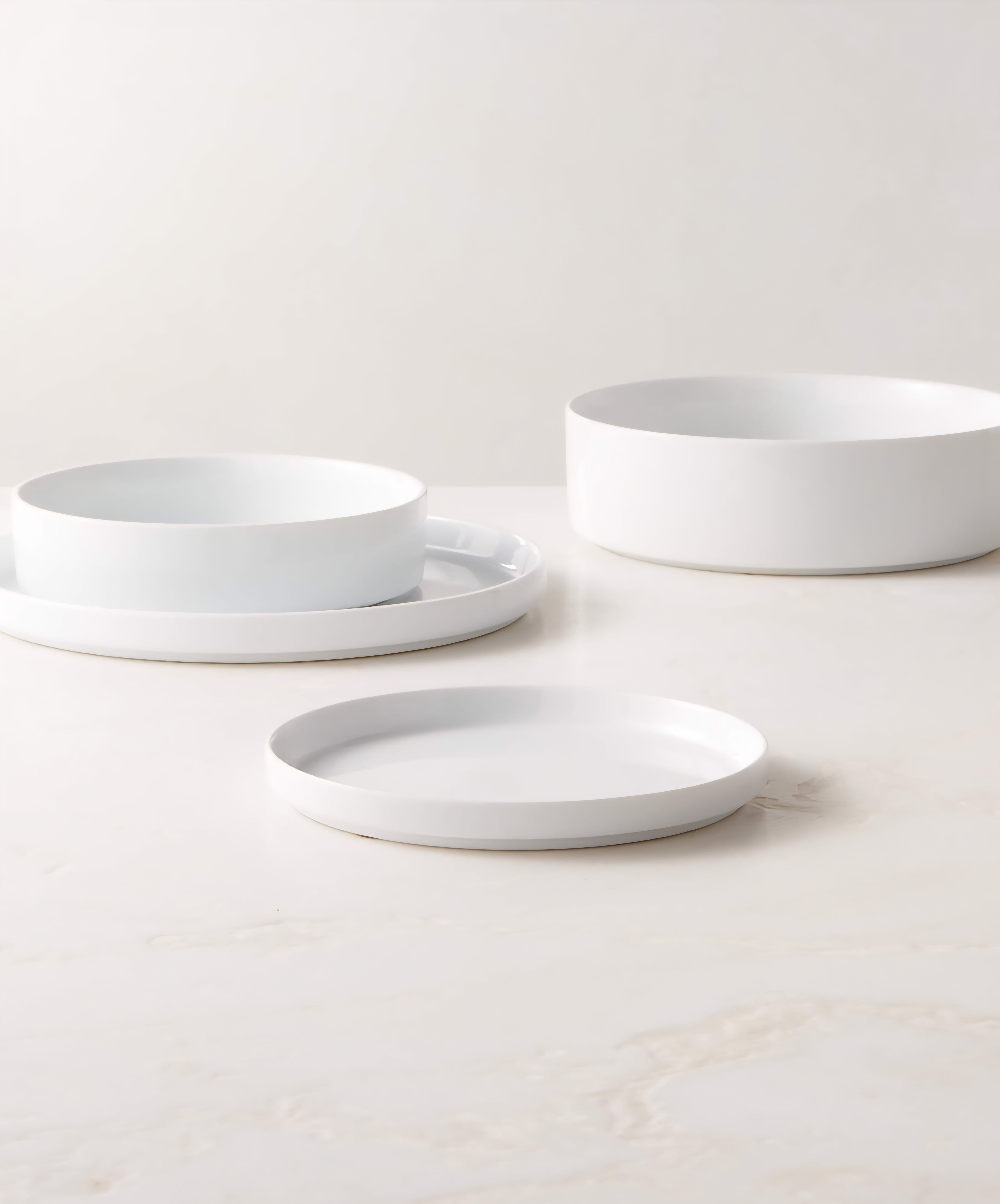 THE ONE × Frank — White Serving Bowl