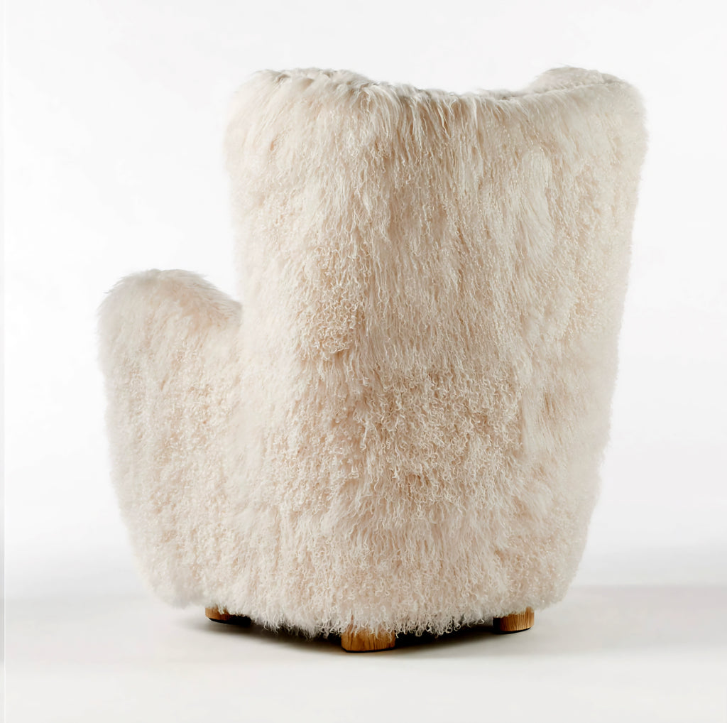 THE ONE × Mongolian Sheepskin Accent Chair