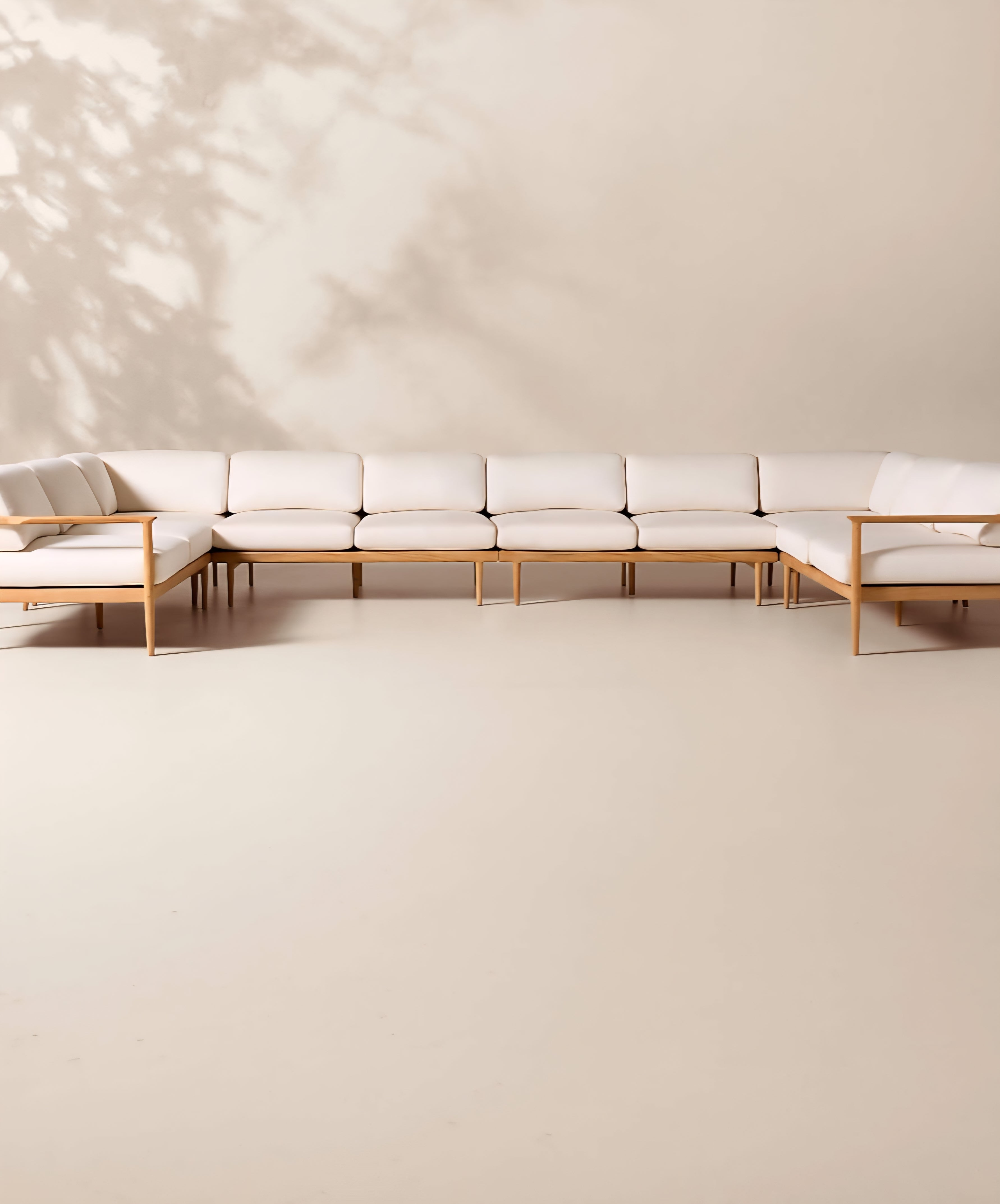 THE ONE × Tide —Outdoor Sectional Collection with Ivory Sunbrella® Cushions