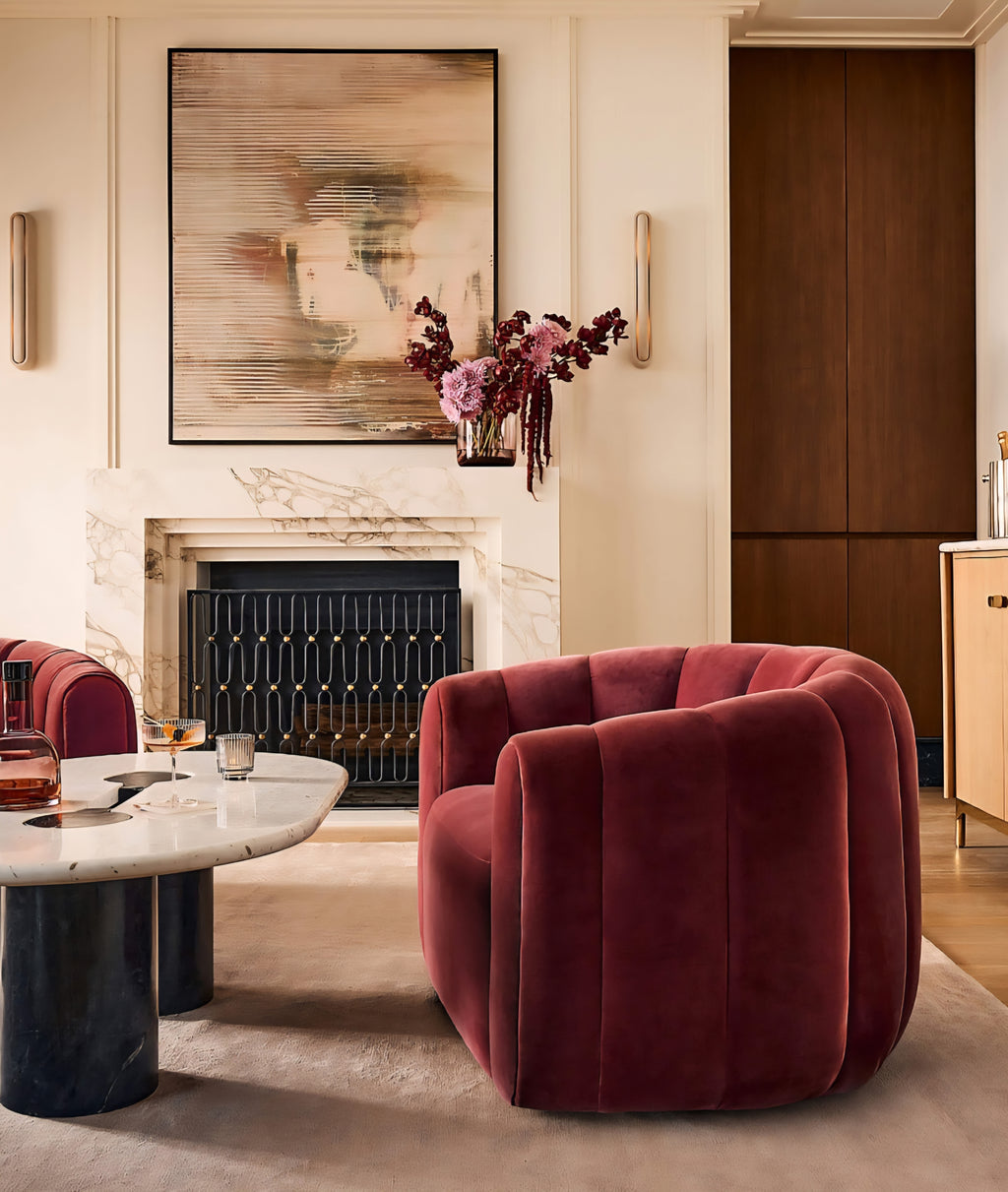 THE ONE × Liguria — Oval Marble Coffee Table