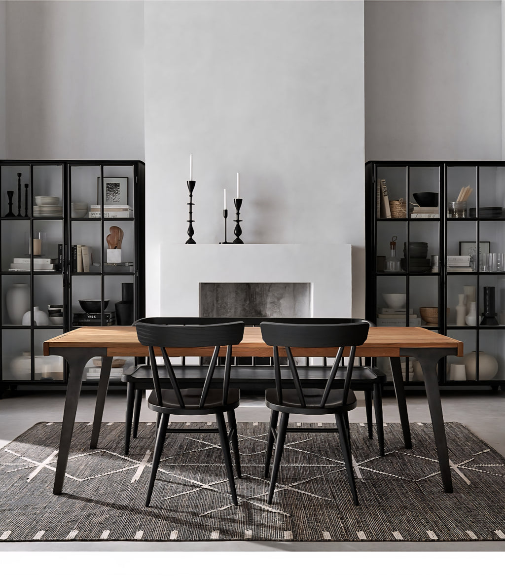 THE ONE × Lakin — White Oak Wood Extendable Dining Table
