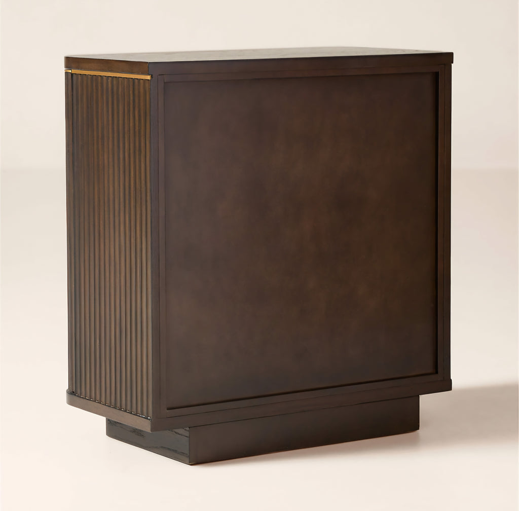THE ONE × Davison — Fluted Dark Oak Cabinet
