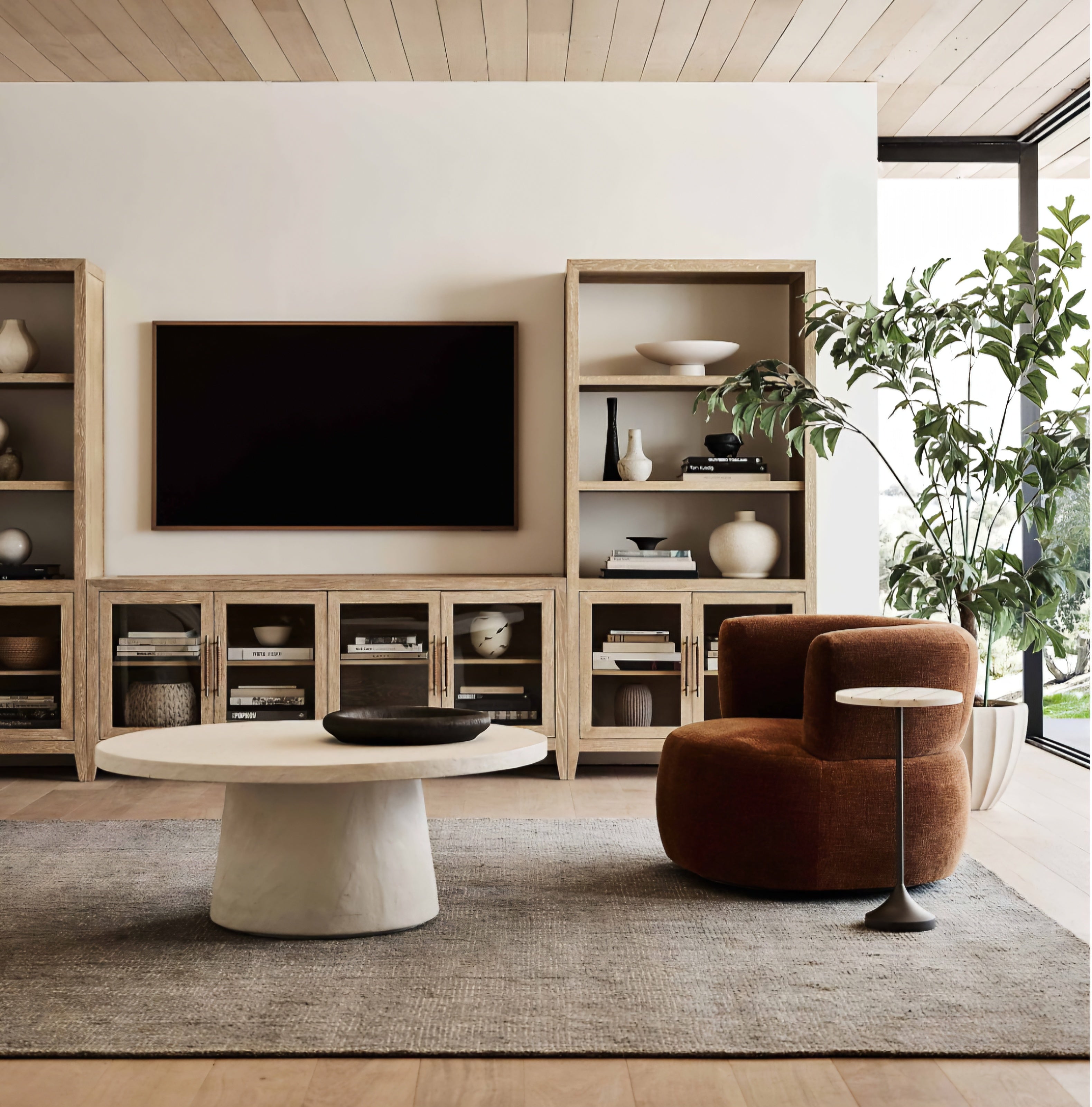 THE ONE × Margaux — Swivel Accent Chair