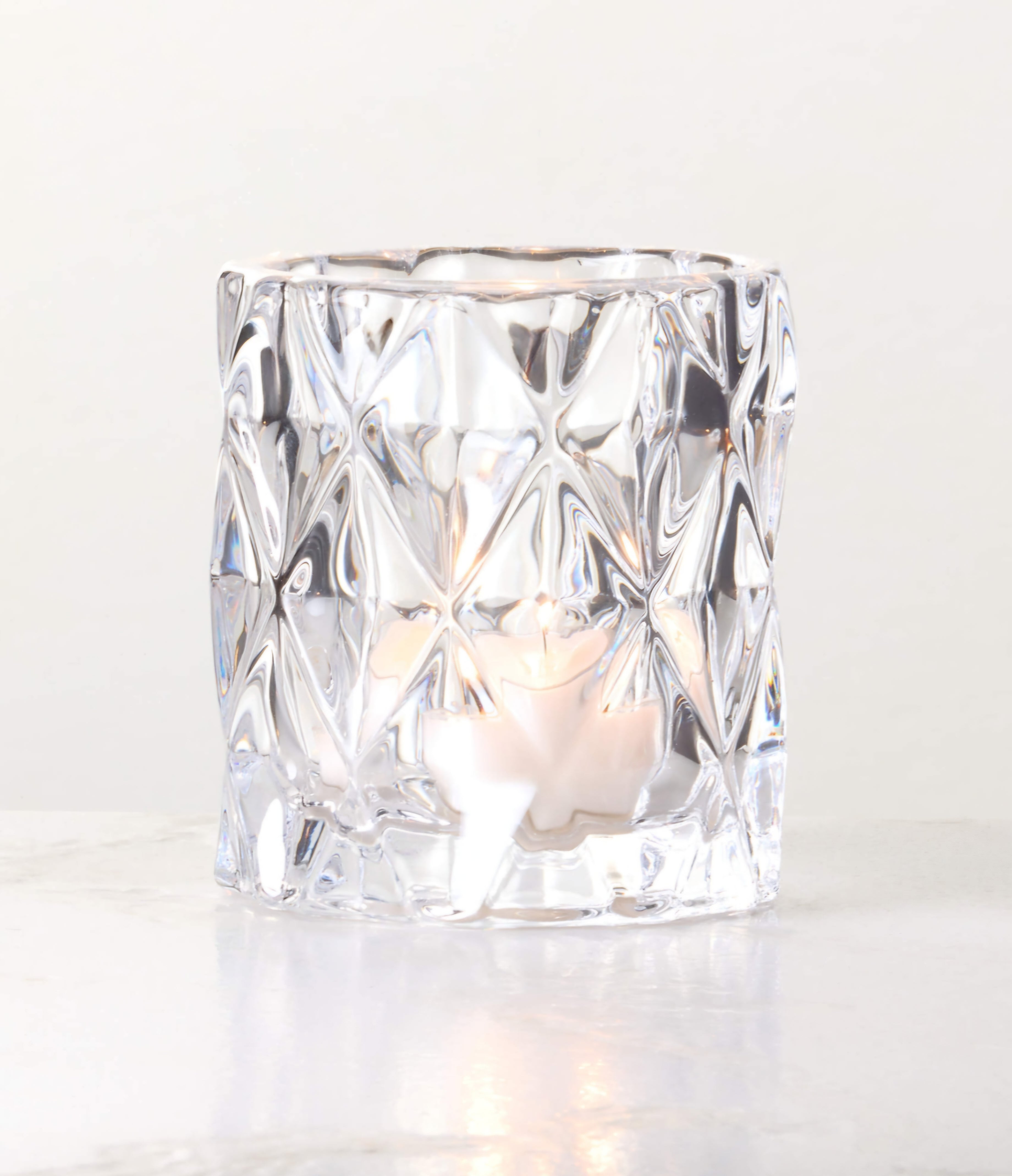 THE ONE × Betty — Smoked Glass Tealight Candle Holders (Set of 6)