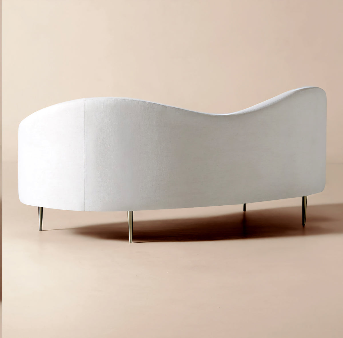 THE ONE × Curvo — White Performance Fabric Sofa by Goop