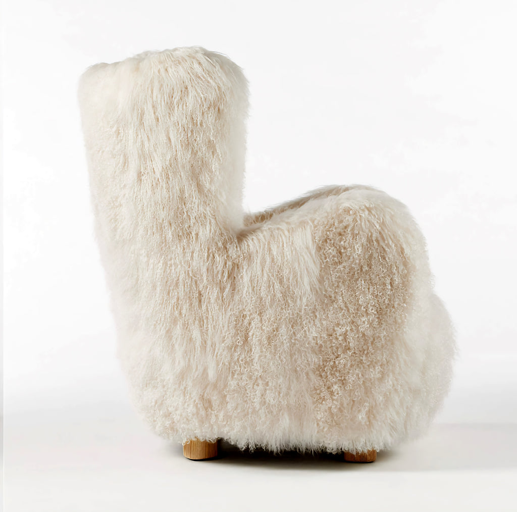 THE ONE × Mongolian Sheepskin Accent Chair