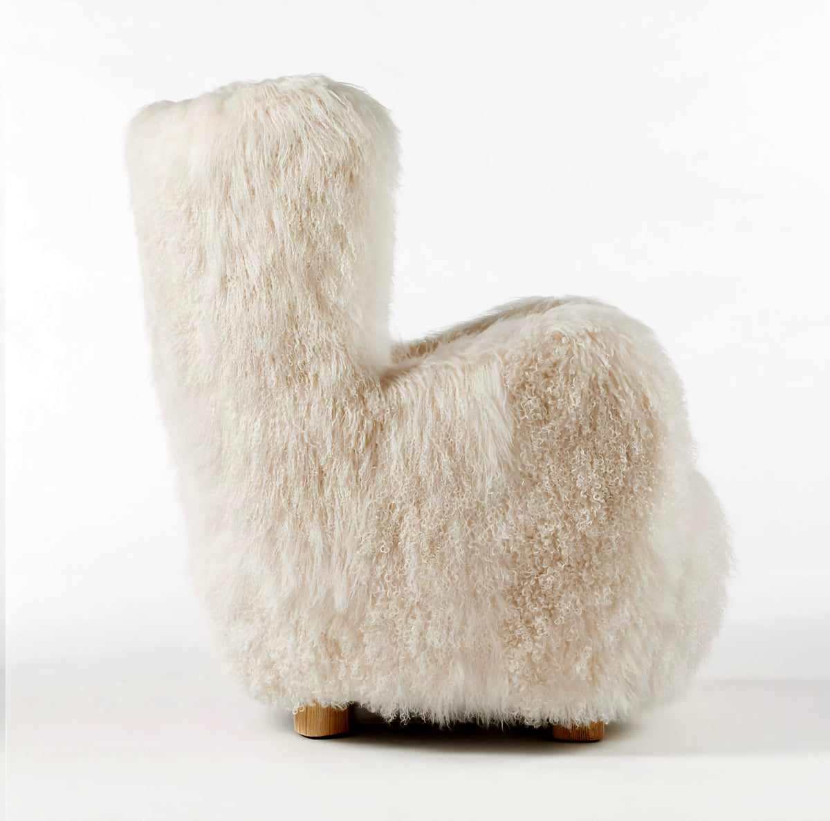 THE ONE × Mongolian Sheepskin Accent Chair