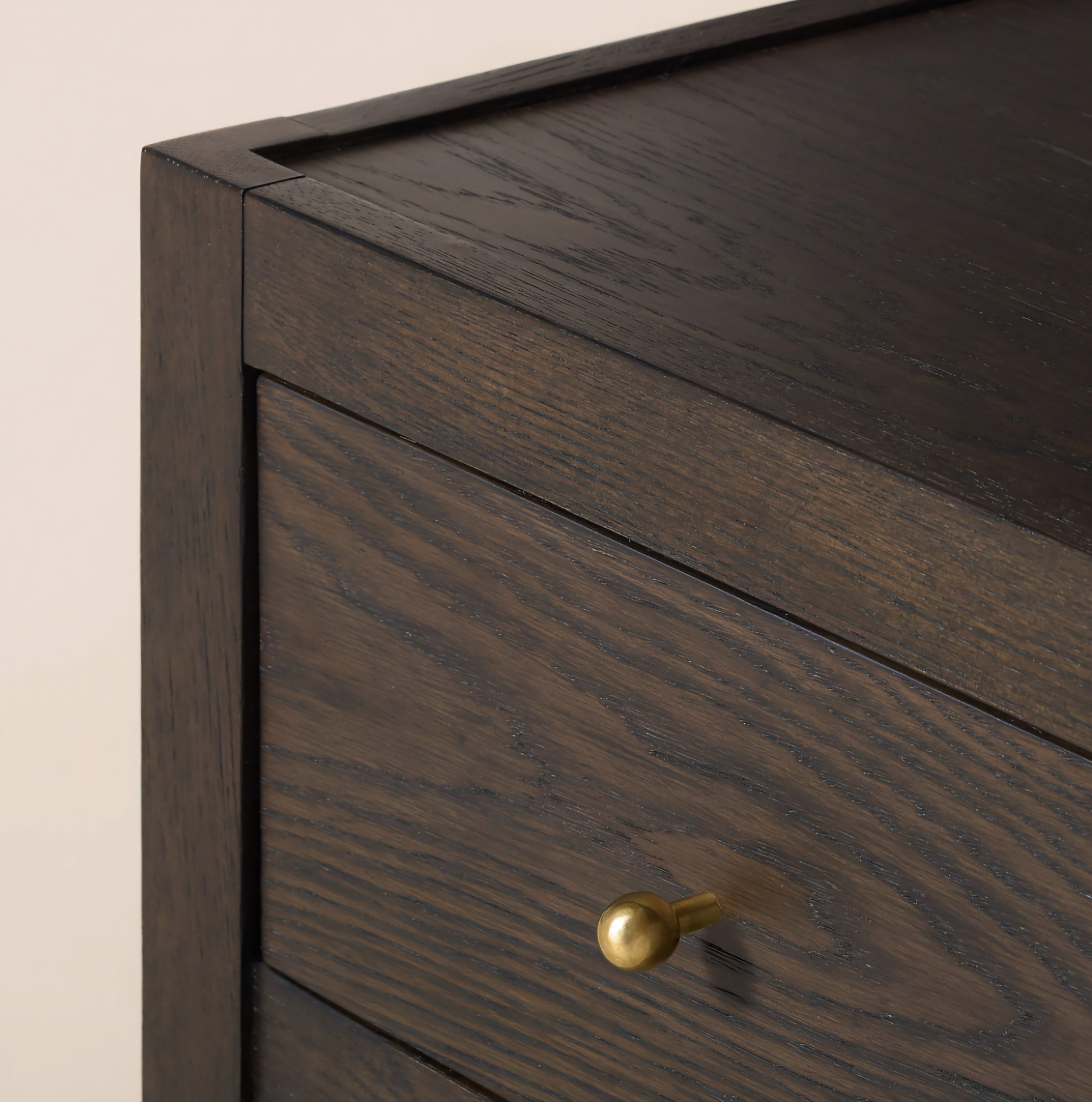 THE ONE × Layton — Dark Oak 2-Drawer Nightstand