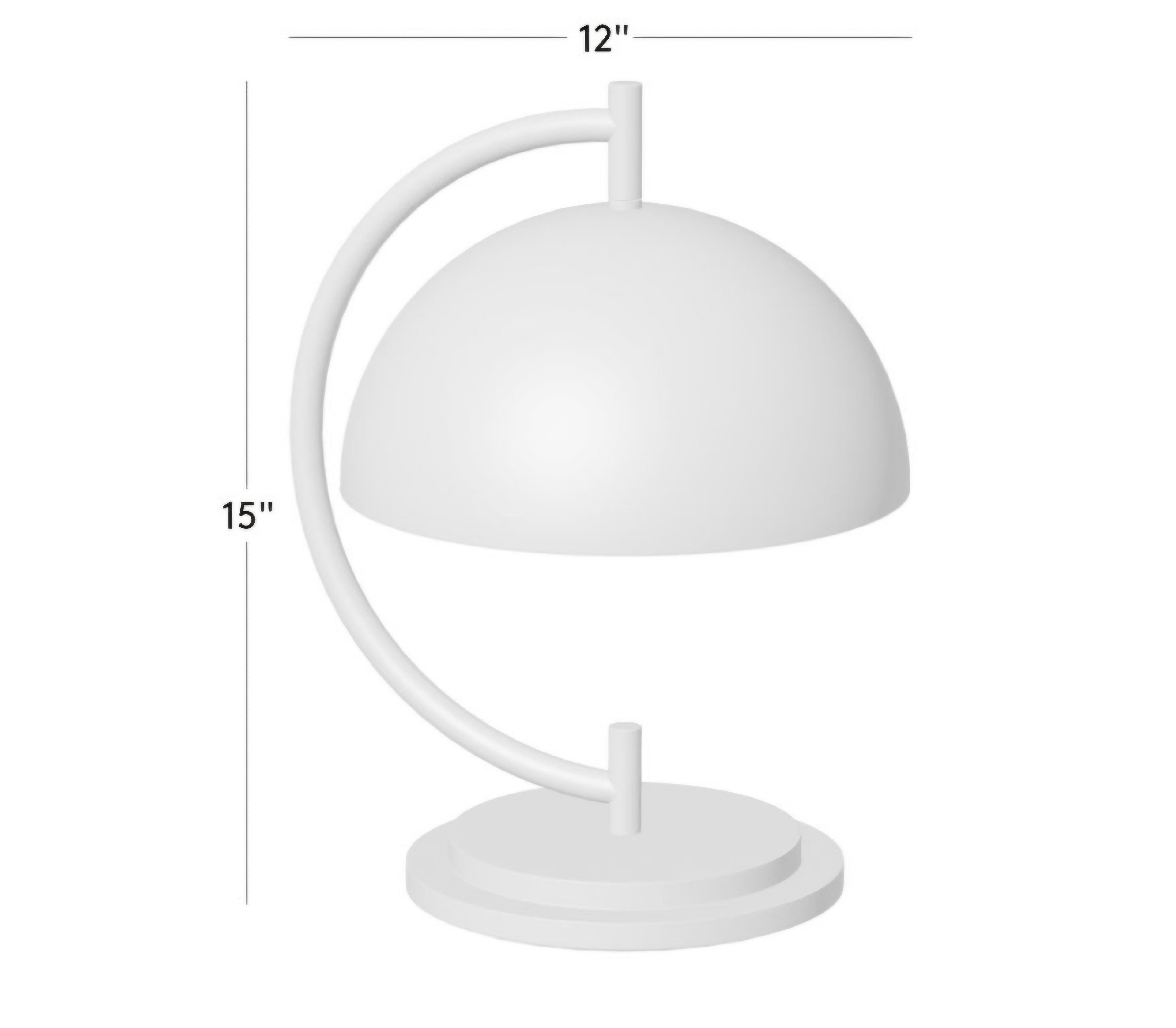 THE ONE × Melani — Polished Nickel Dome Table Lamp