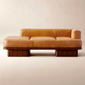 THE ONE × Serafin — Brown Leather Daybed