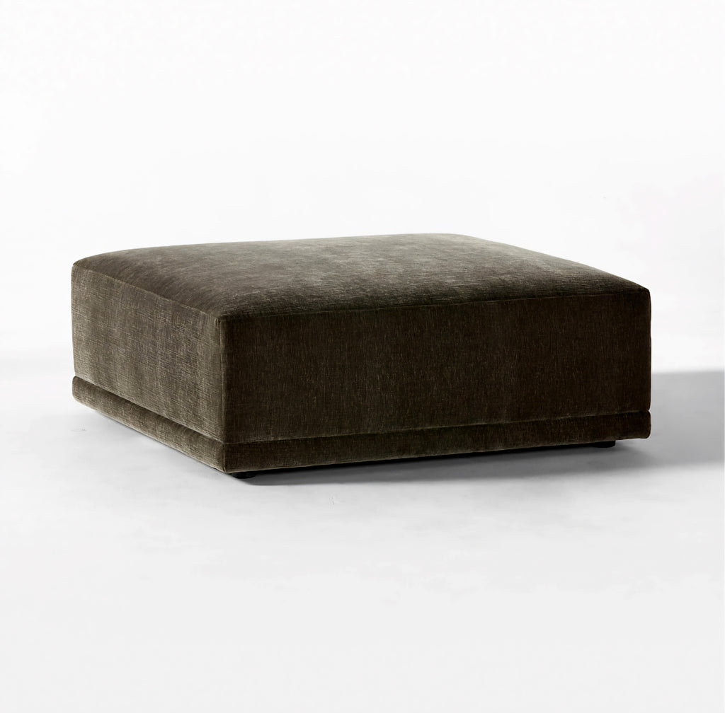 THE ONE × Faible — Wheat Performance Velvet Deep Depth Ottoman