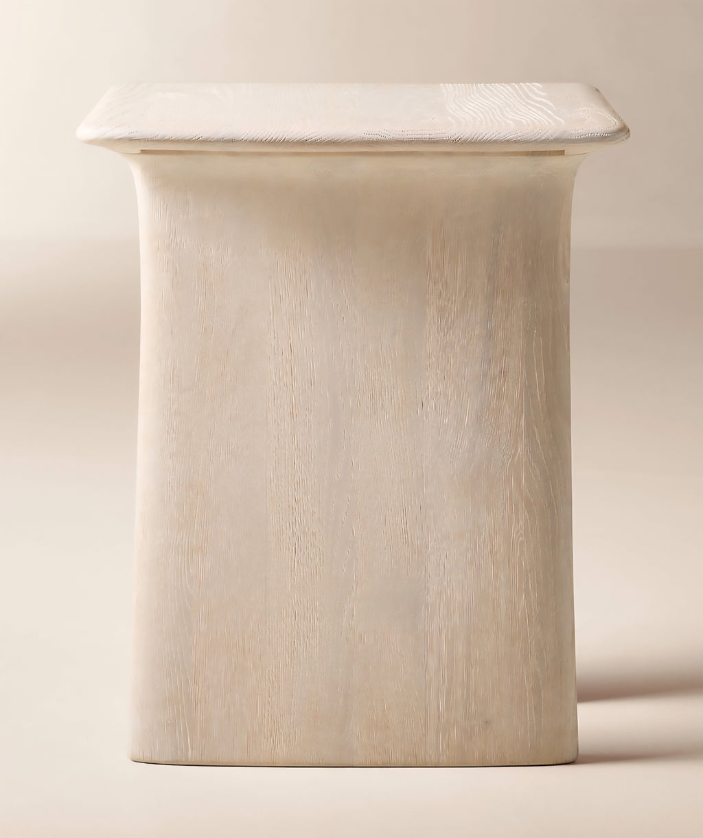 THE ONE × Almera — White Marble Side Table