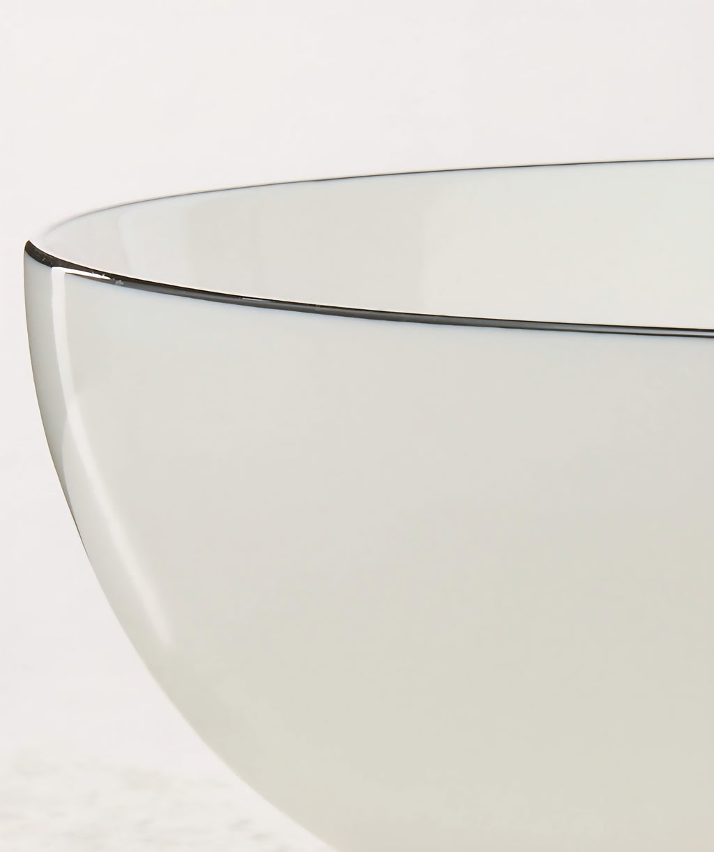 THE ONE × Contact — White Ceramic Serving Bowl