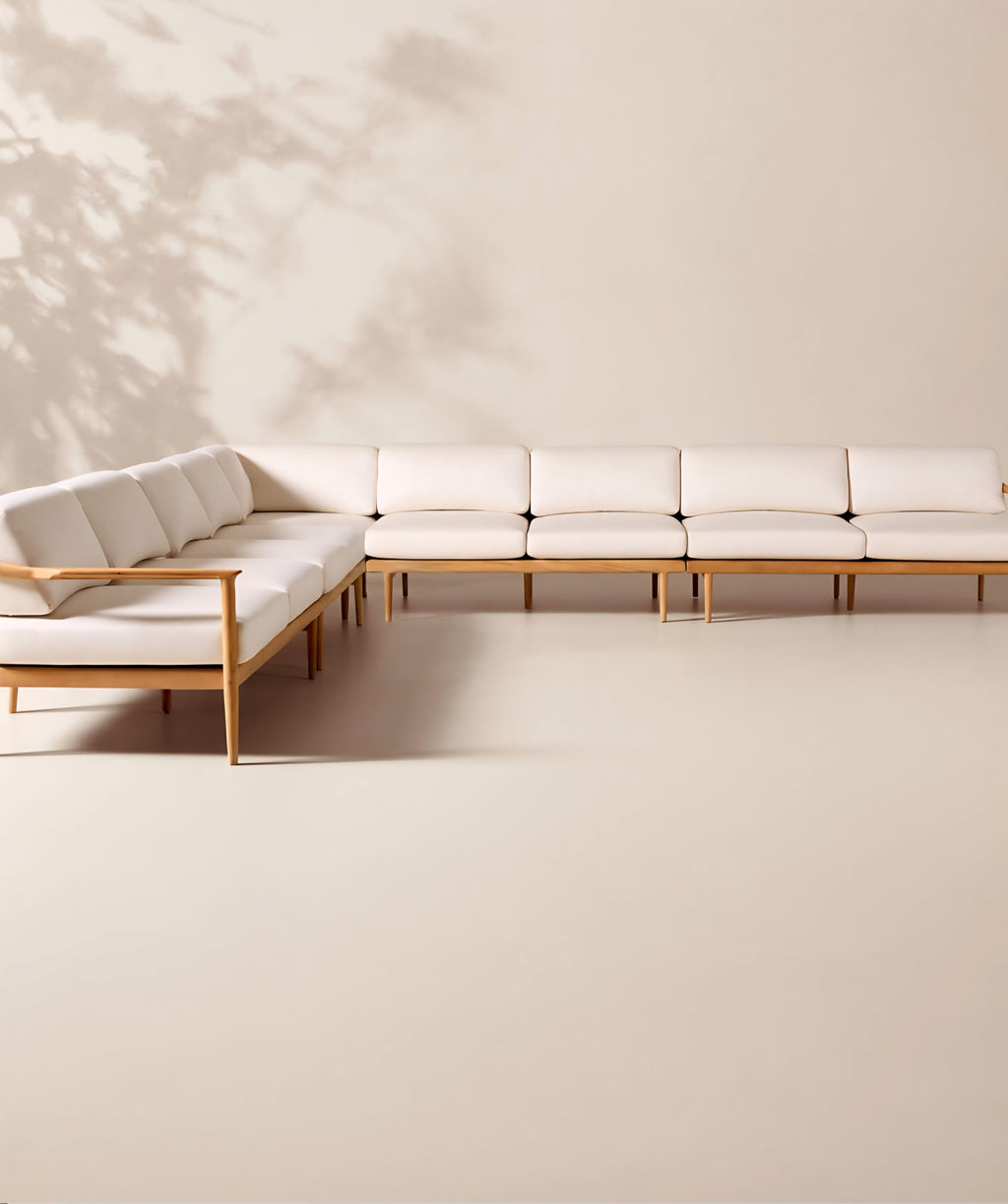THE ONE × Tide —Outdoor Sectional Collection with Ivory Sunbrella® Cushions