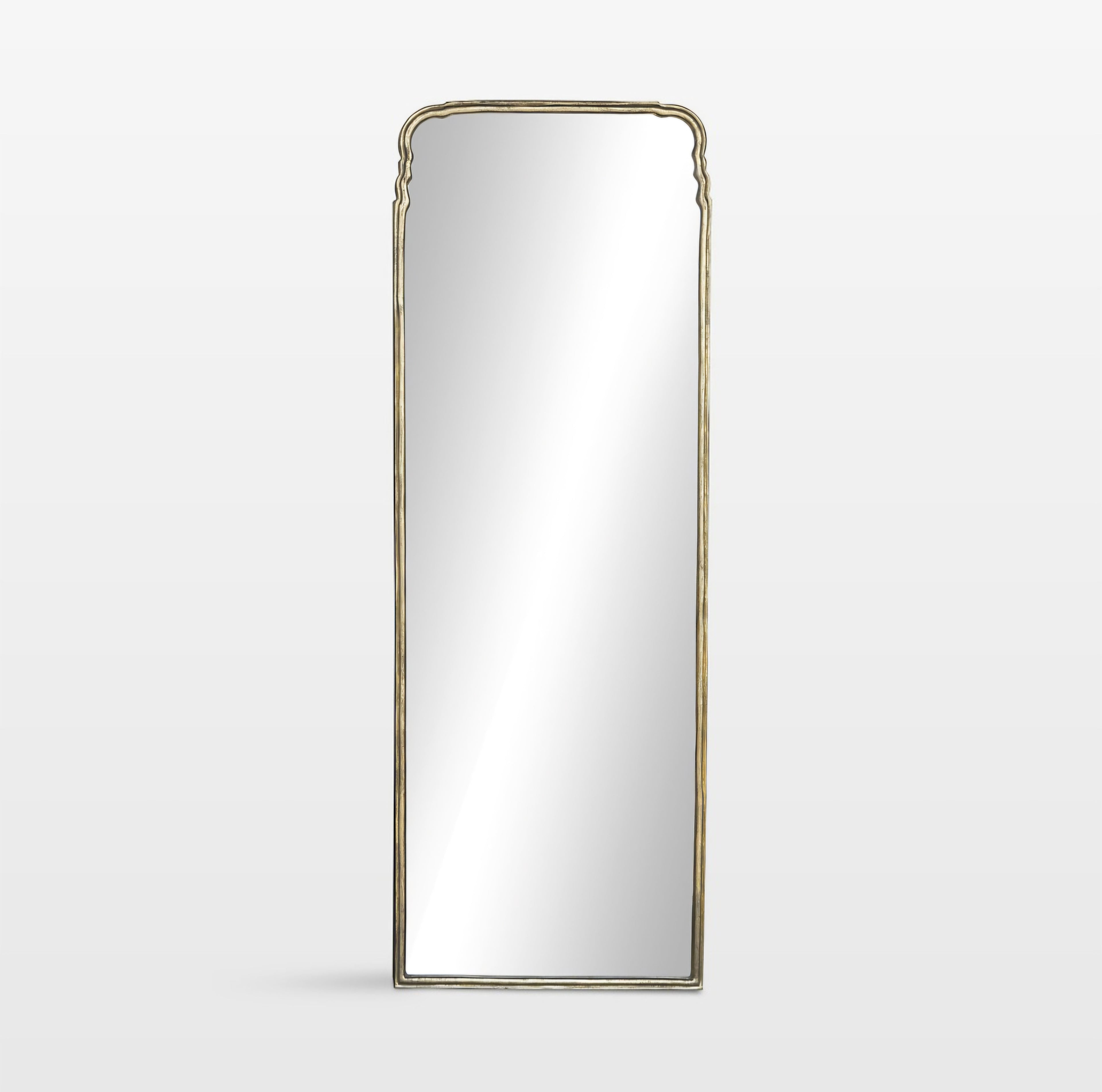THE ONE × Amelie — Antique Brass Floor Mirror