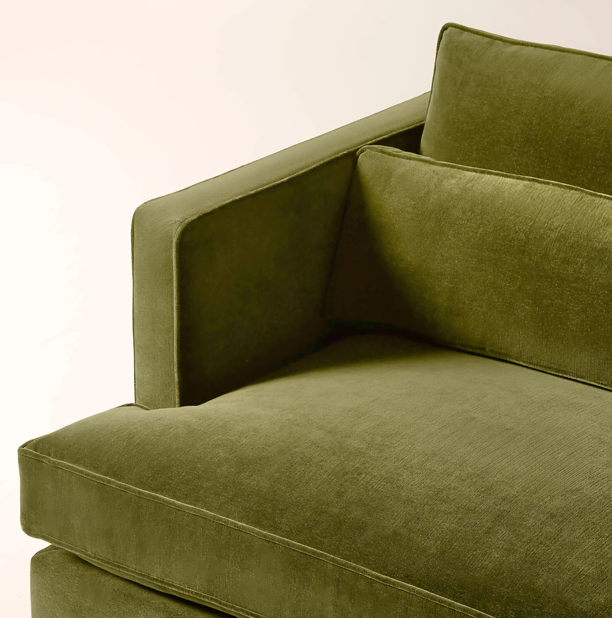 THE ONE × Eastman — White Performance Fabric Sofa