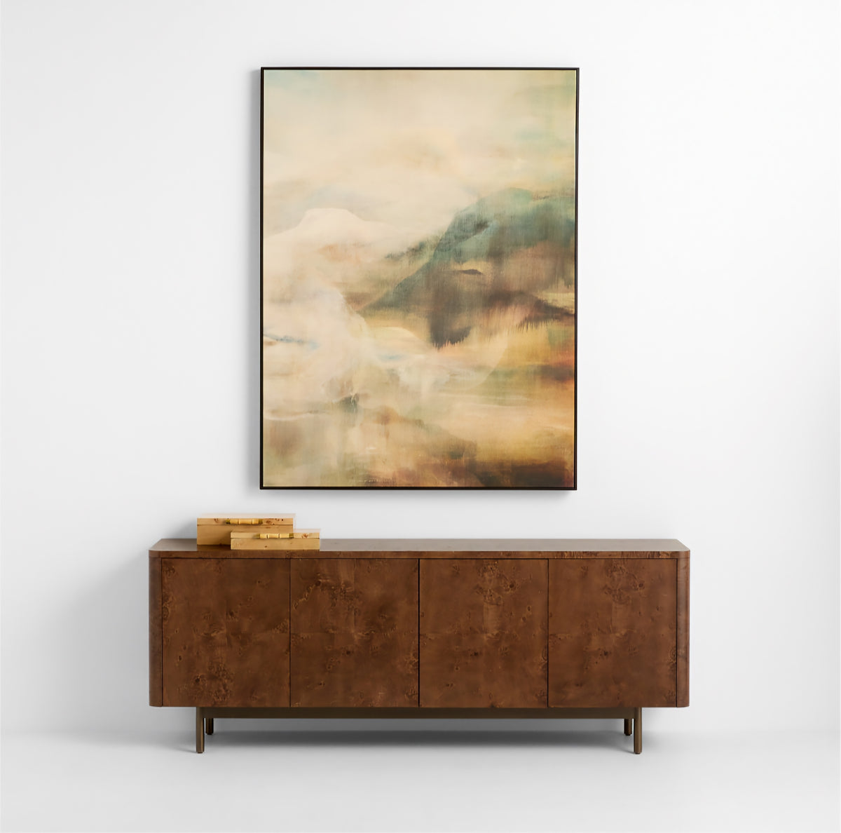 THE ONE × Sea Cliffs — Framed Wall Art (49"x65")