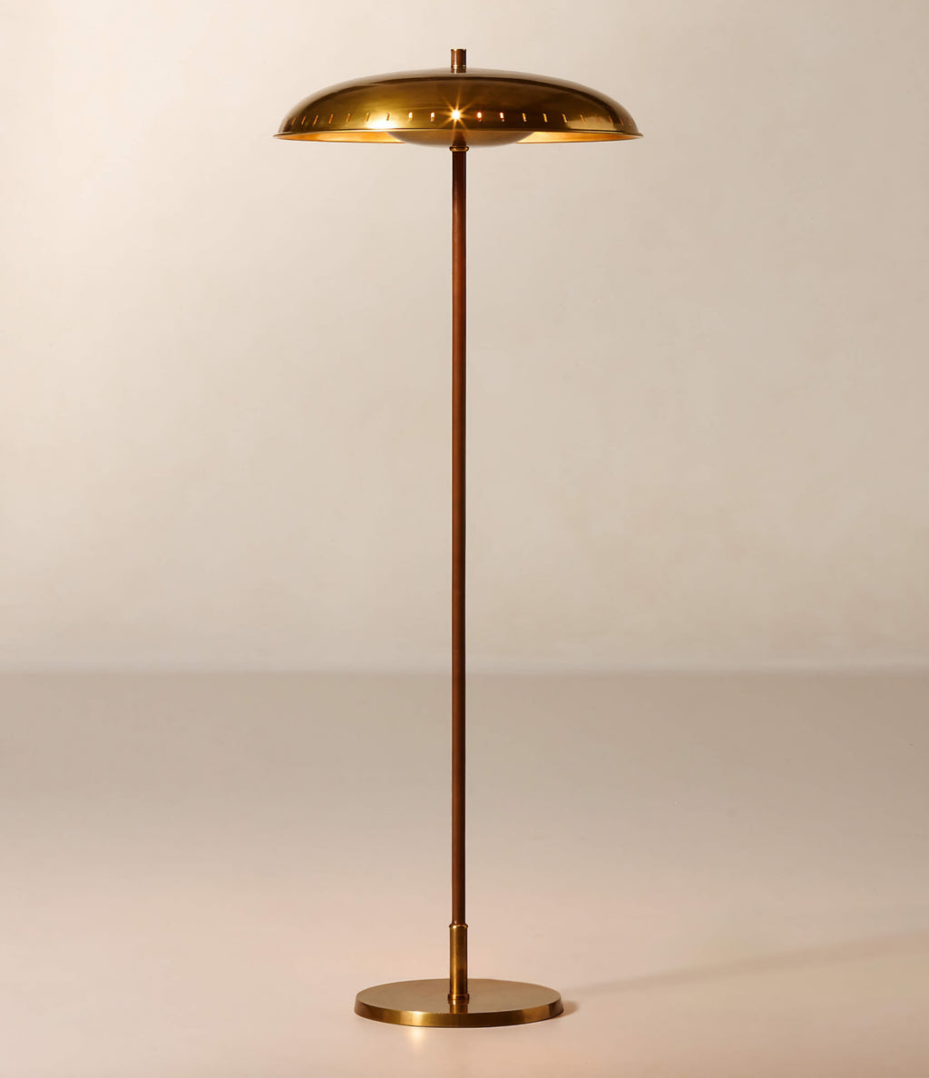 THE ONE × Atelier — Aged Brass Floor Lamp