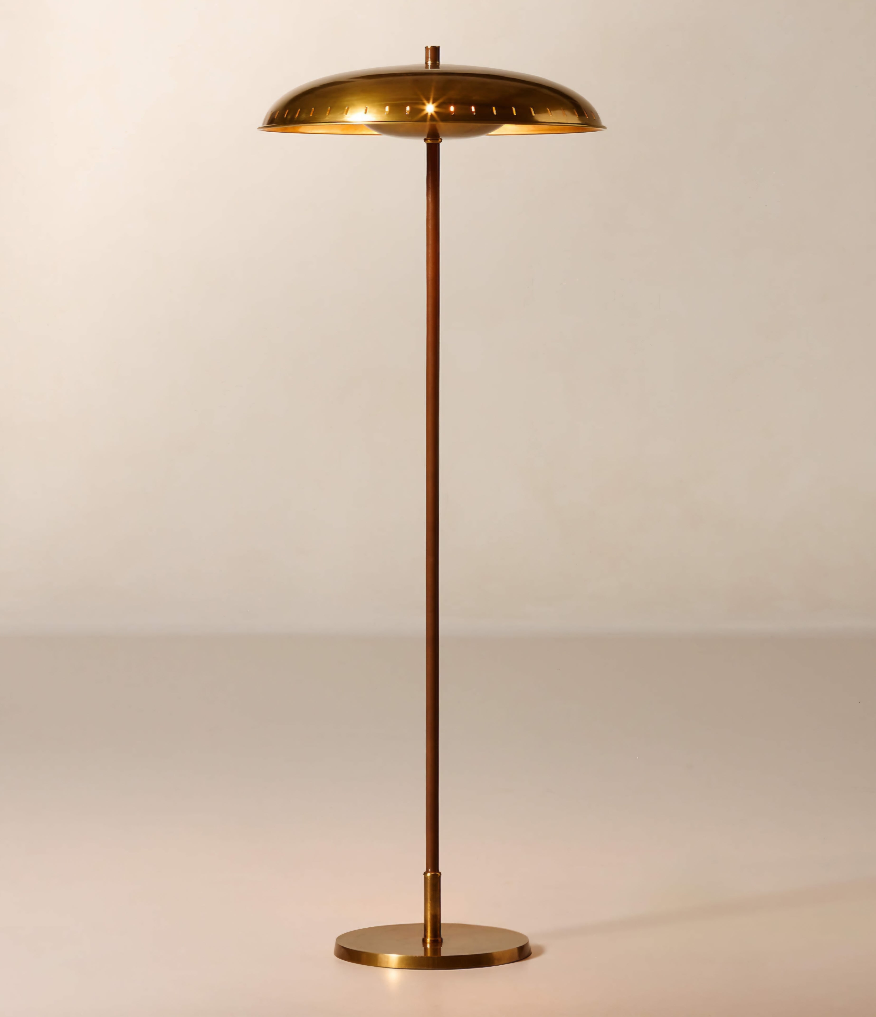 THE ONE × Atelier — Aged Brass Floor Lamp