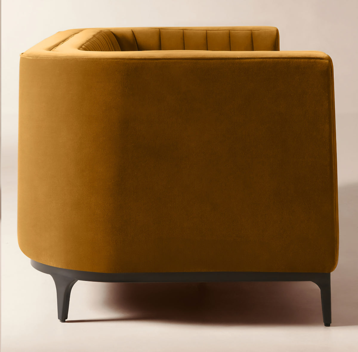 THE ONE × Ambroise — Light Taupe Velvet Sofa