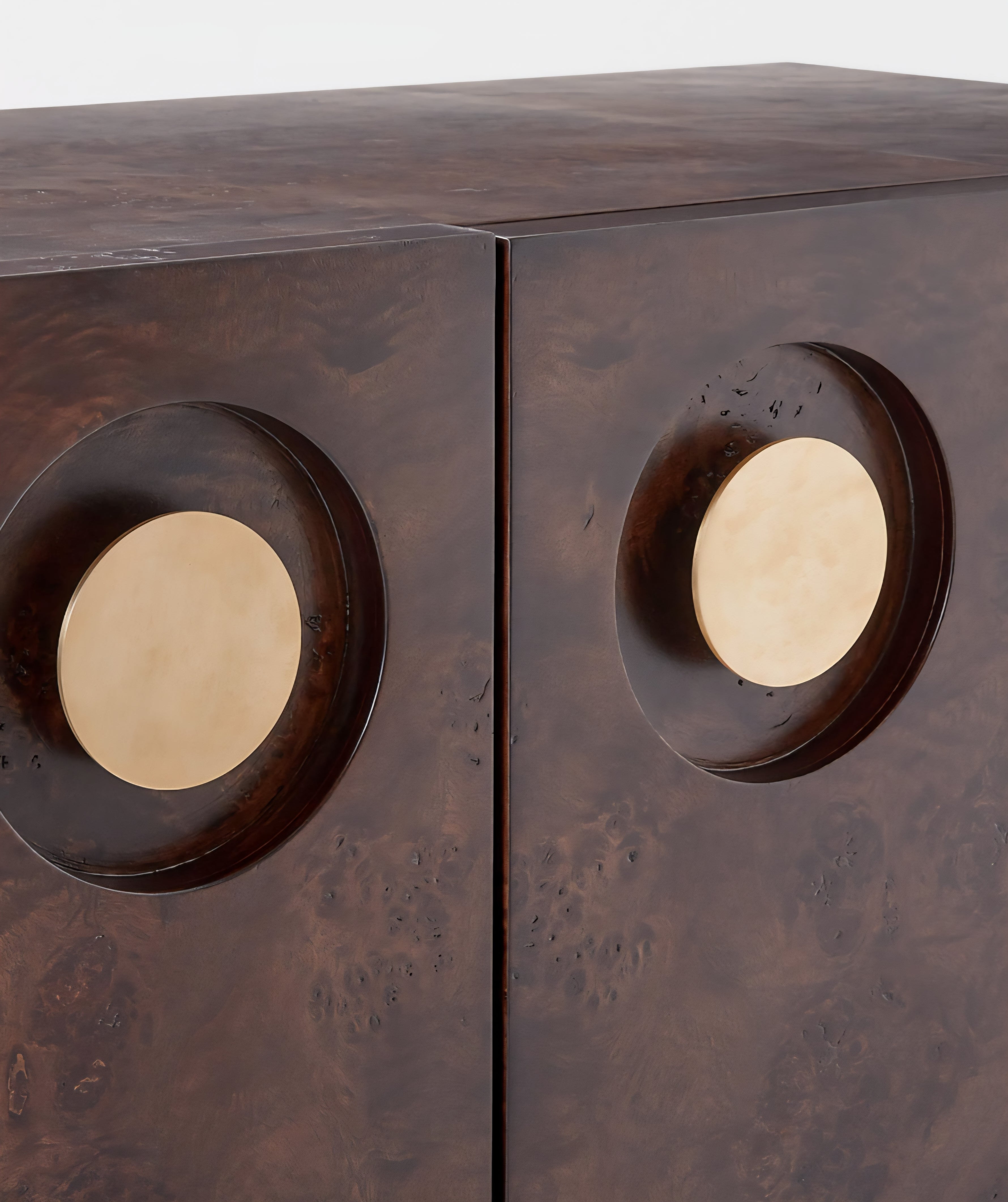 THE ONE × Carbon — Burl Wood Entryway Cabinet