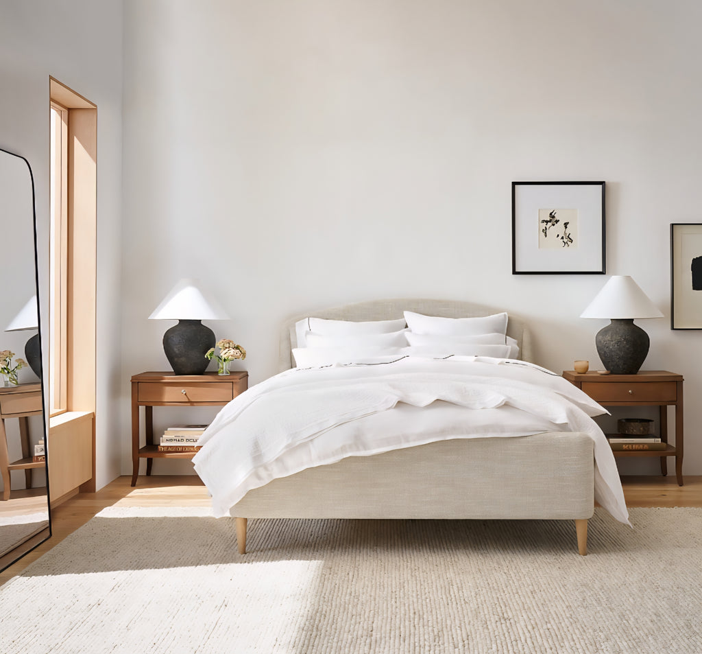 THE ONE × Orly — Wool Blend Handwoven Ivory Area Rug (12'x15')