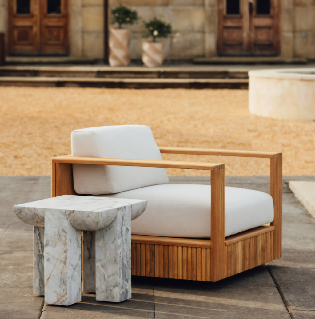 THE ONE × Marlo — Marble Side Table