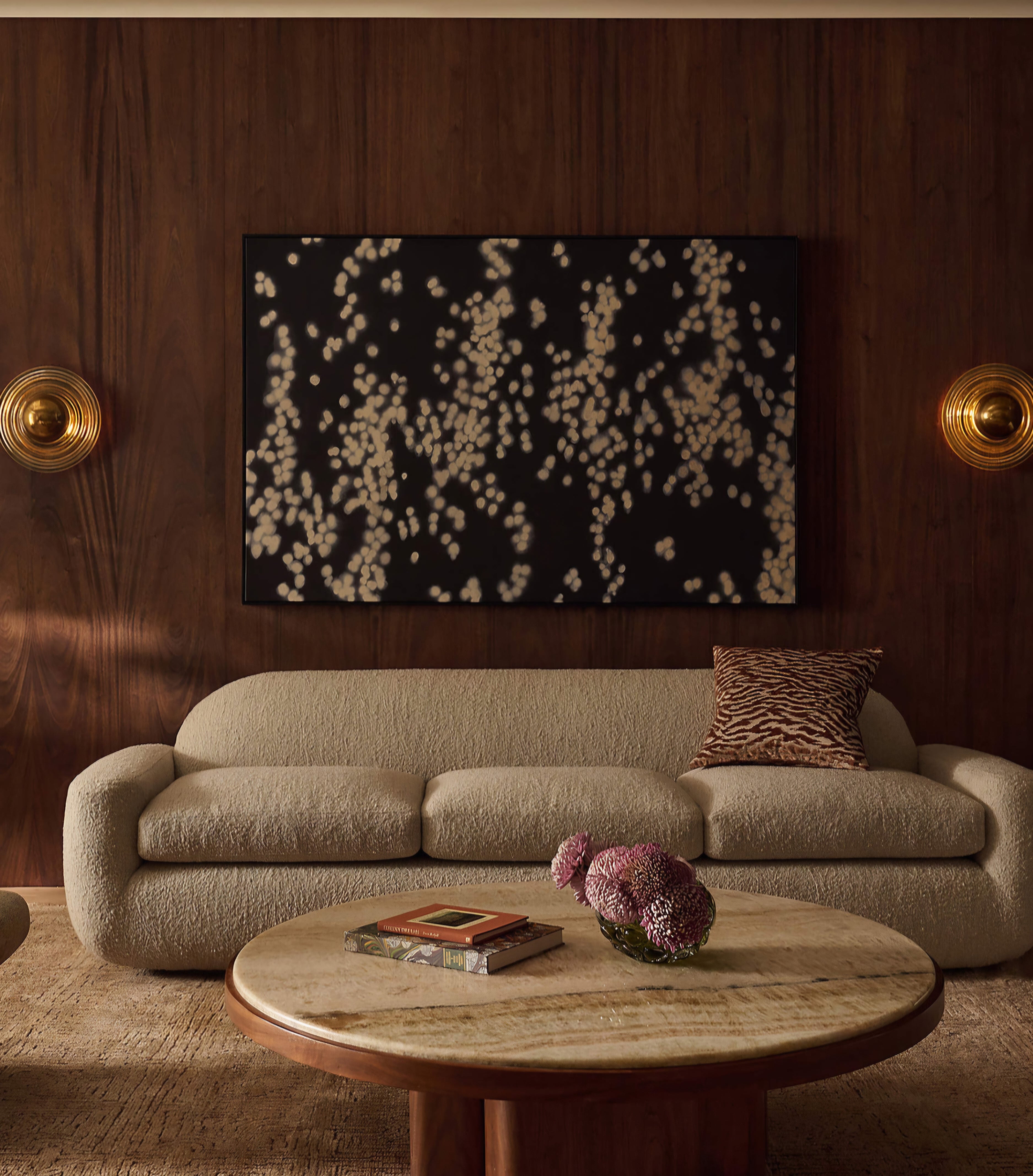 THE ONE × Rio — Onyx and Walnut Coffee Table