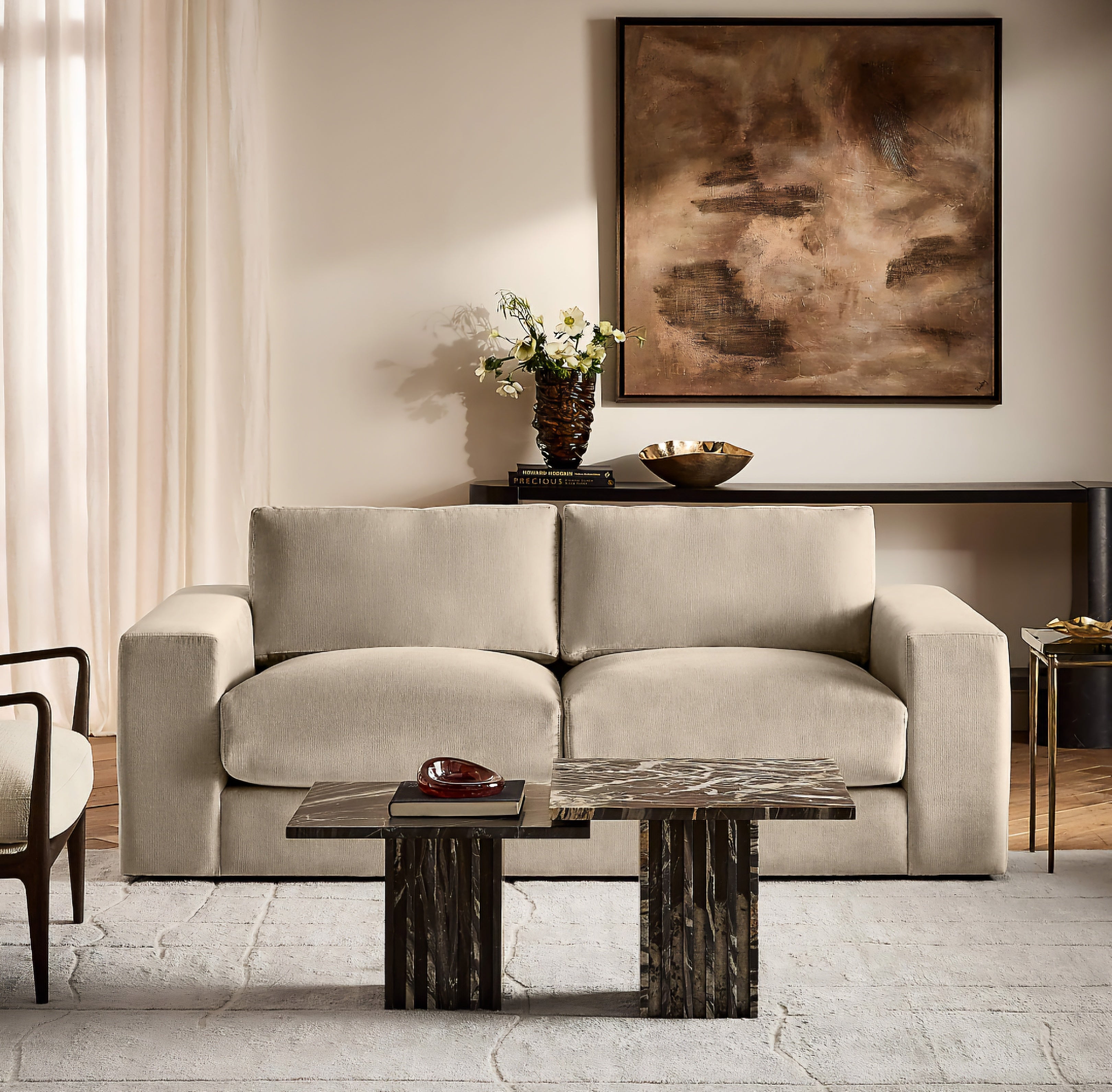 THE ONE × Berkeley — Jade Performance Velvet 78" Sofa