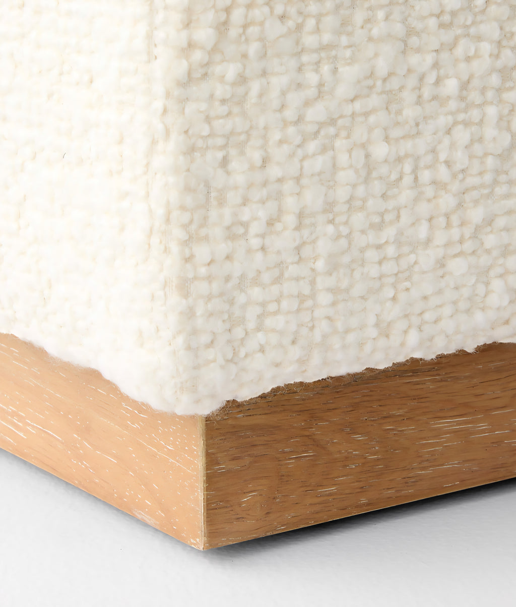 THE ONE × Stormo — Ivory Boucle Sectional Sofa