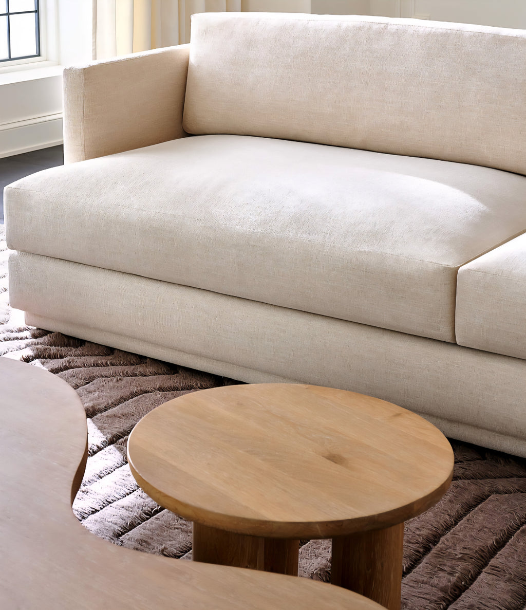 THE ONE × Seneca — Off-White Performance Fabric Sleeper Sofa