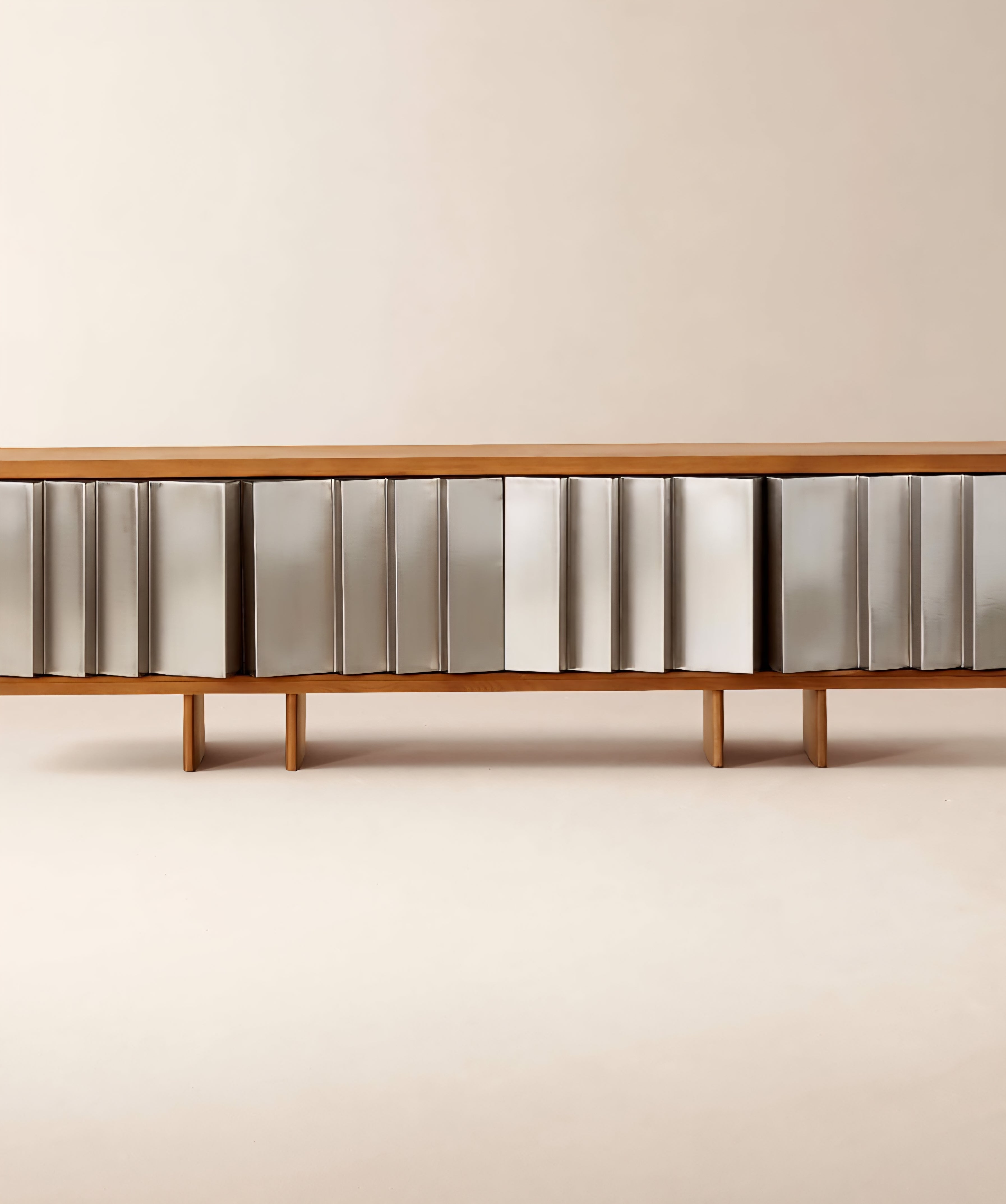 THE ONE × Kibo — Steel and Oak Media Console