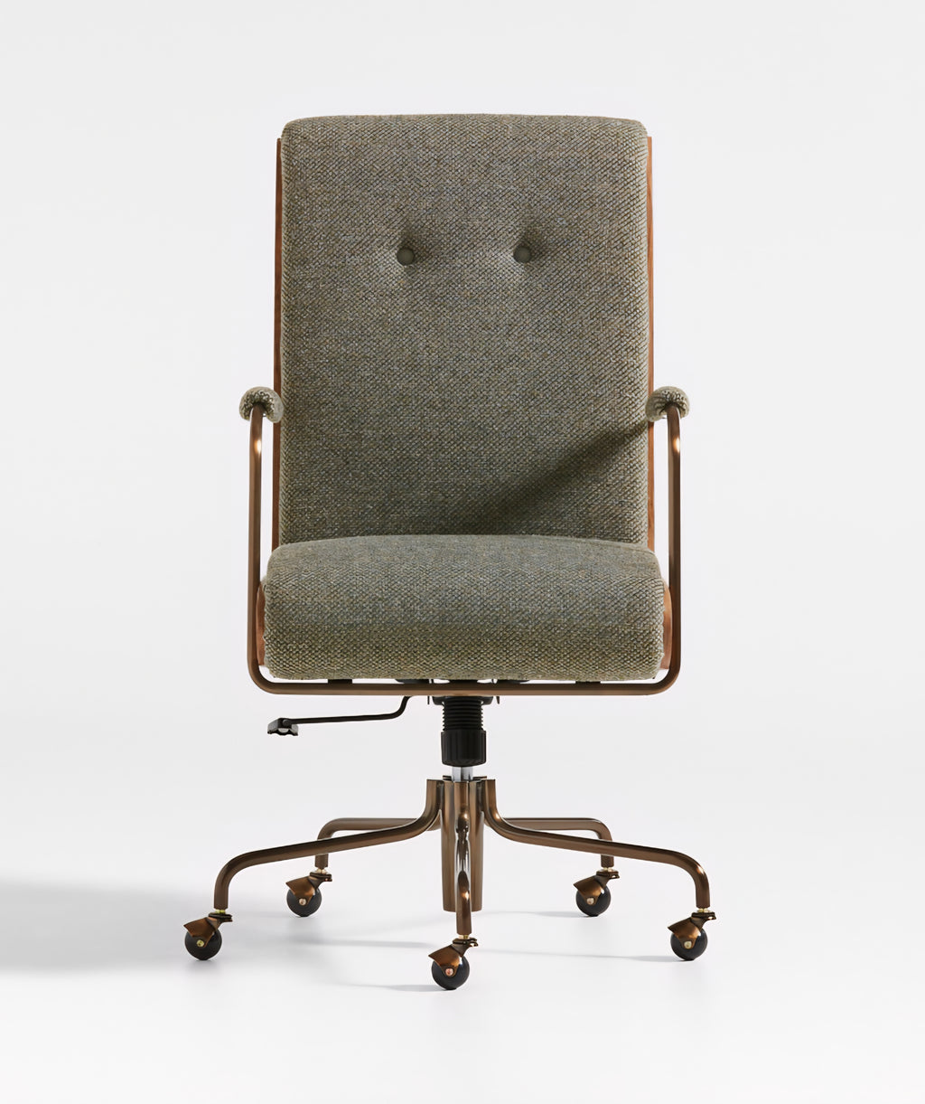THE ONE × Ellison — Green Woven High-Back Office Chair
