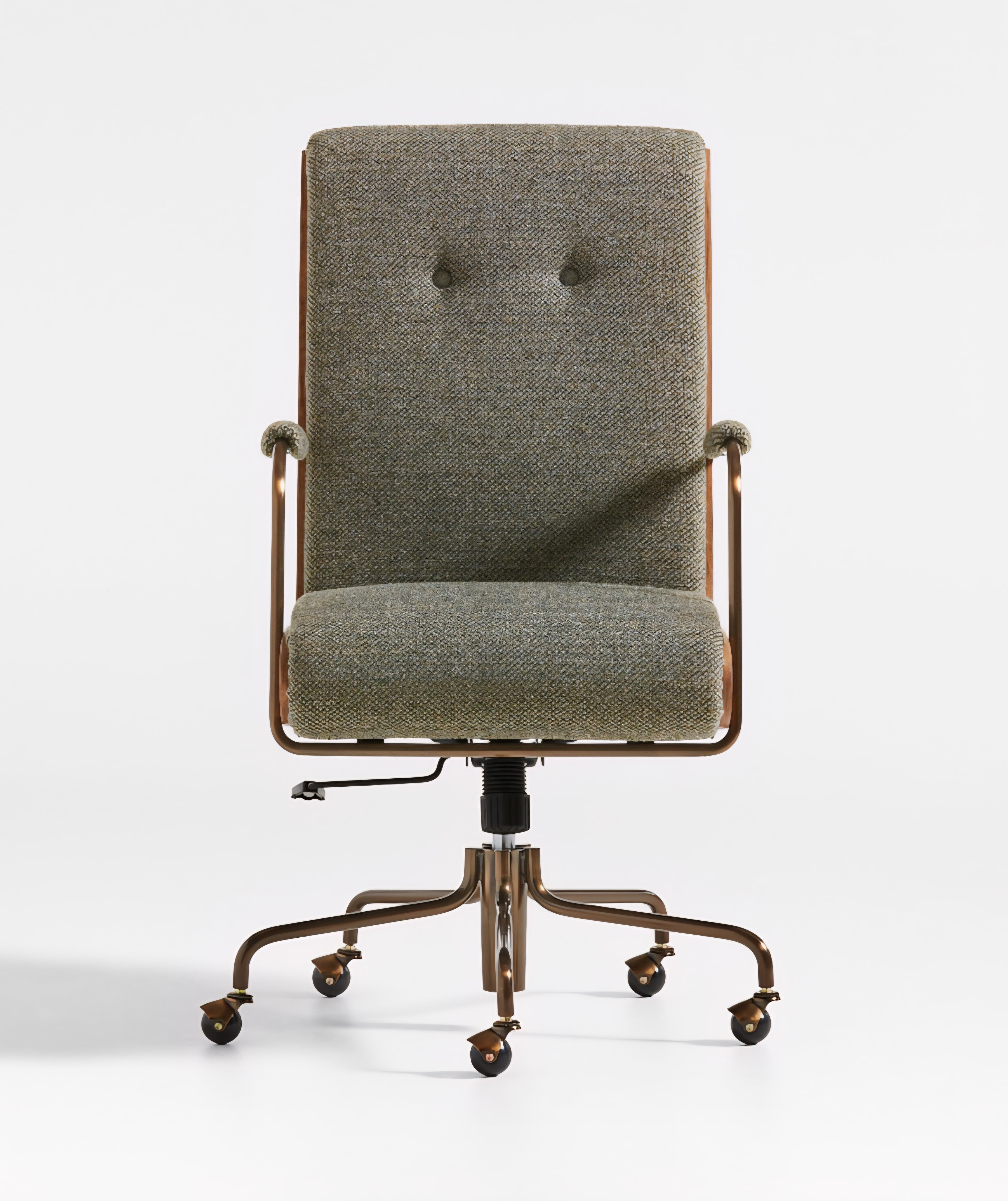 THE ONE × Ellison — Green Woven High-Back Office Chair