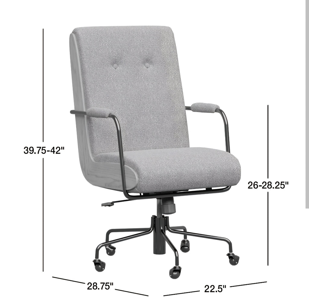THE ONE × Ellison — Green Woven High-Back Office Chair