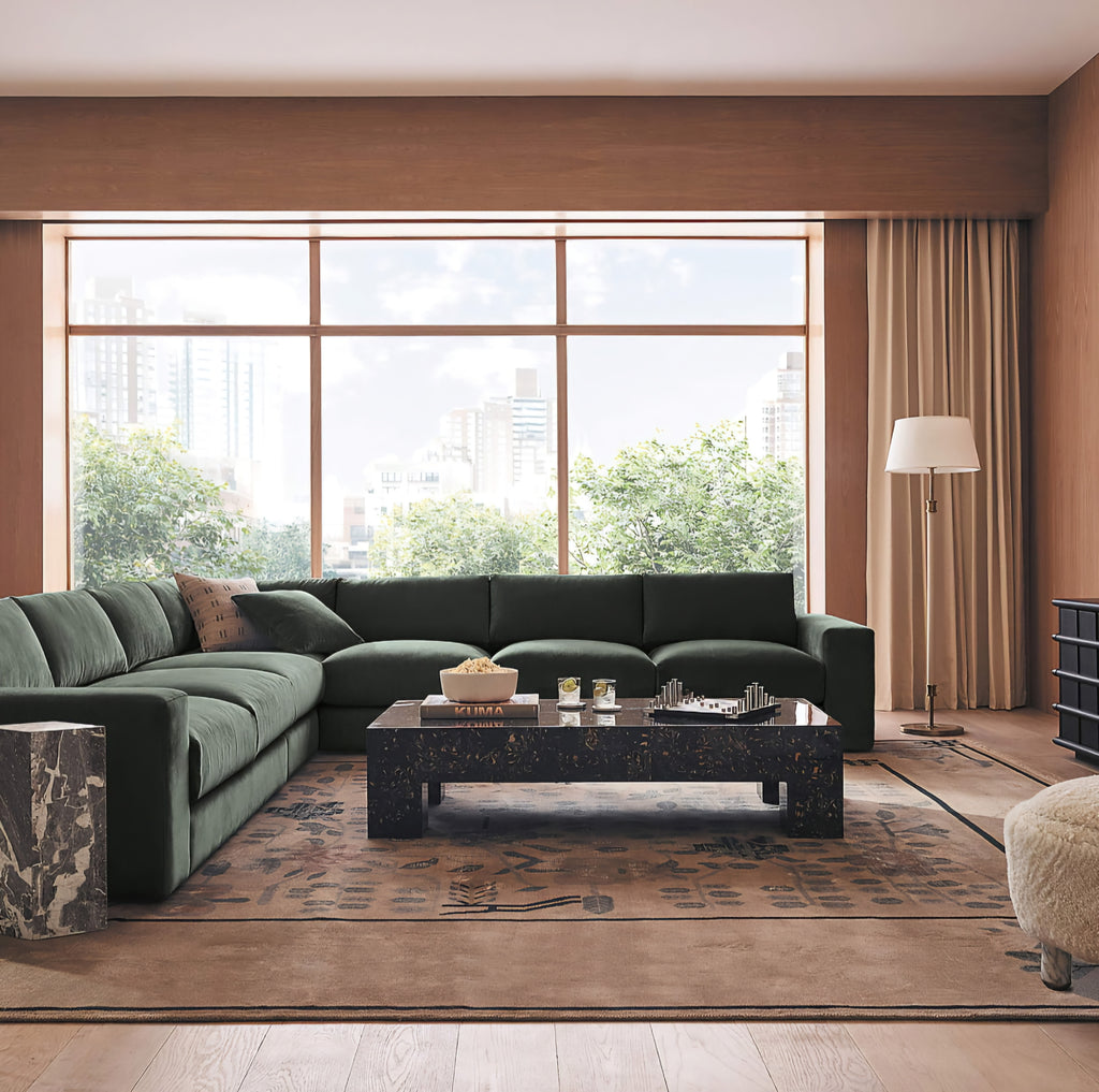 THE ONE × Fiora — Hand-Knotted Distressed Warm White New Zealand Wool Area Rug