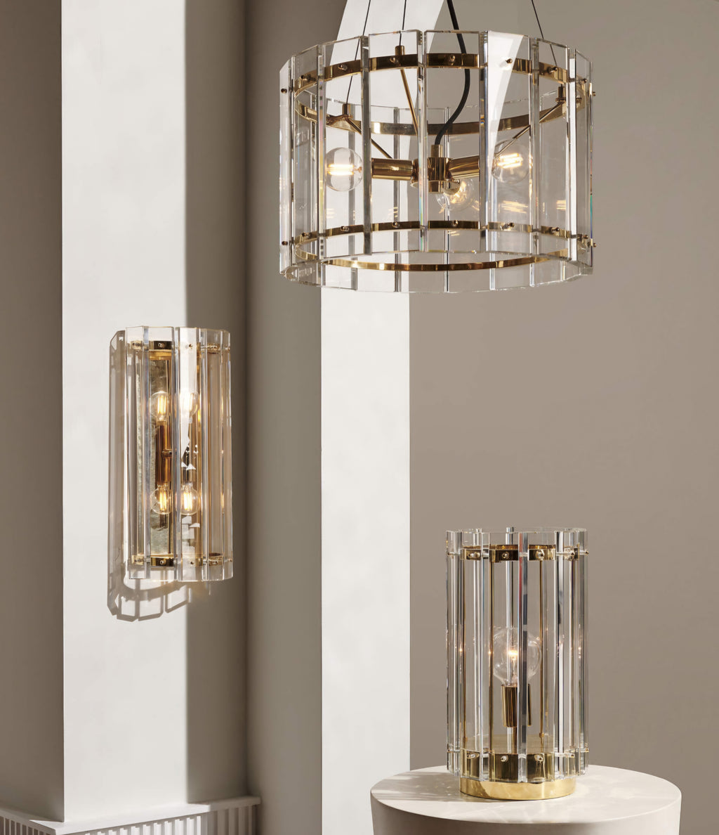 THE ONE × Gleam — Crystal Pendant Light