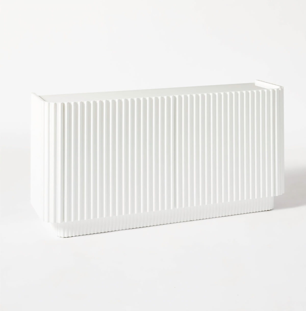 THE ONE × Truffle — White High‑Gloss Lacquered Credenza