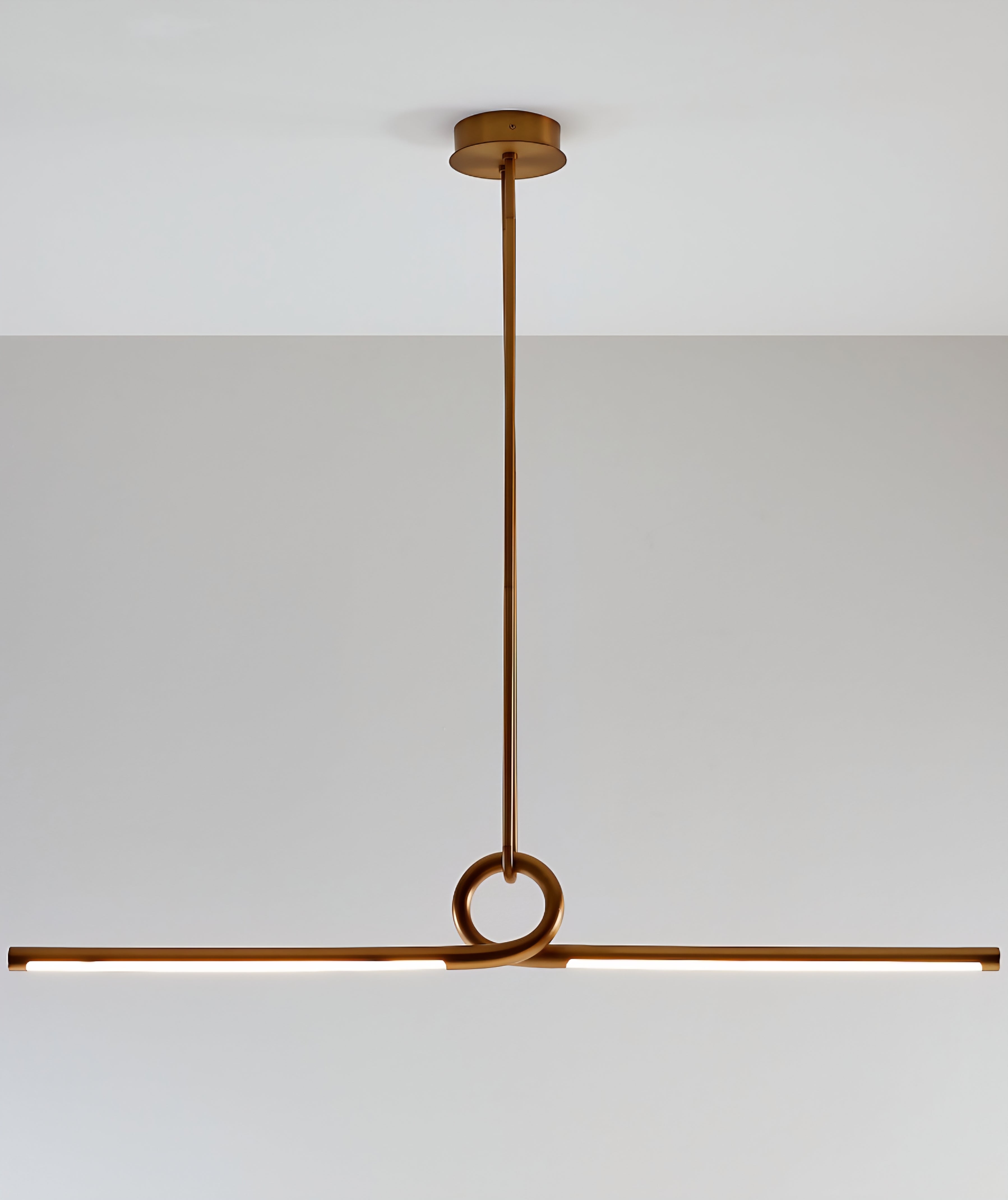 THE ONE × Beau — Brass Linear Pendant Light