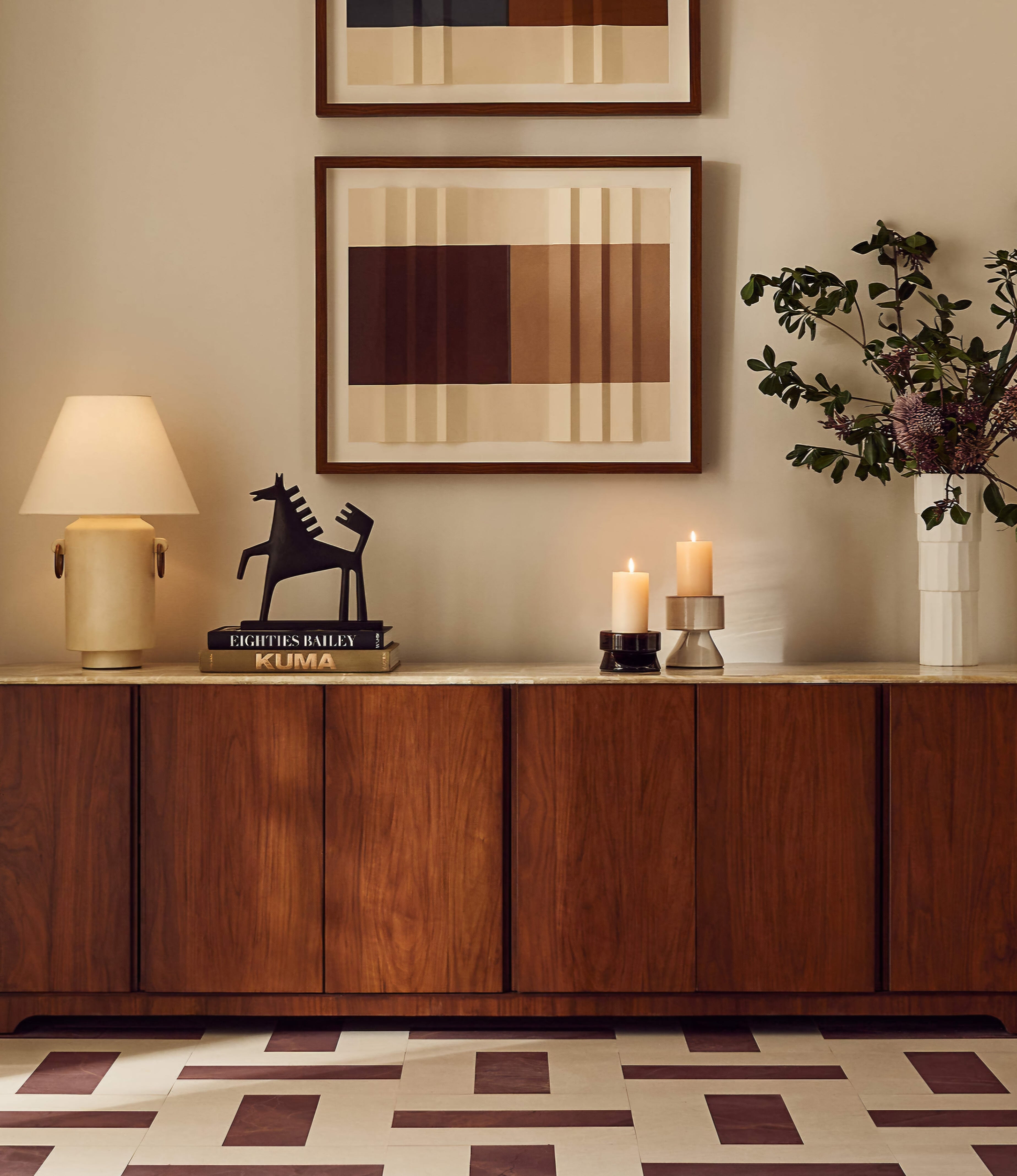 THE ONE × Rio — Onyx and Walnut Media Console