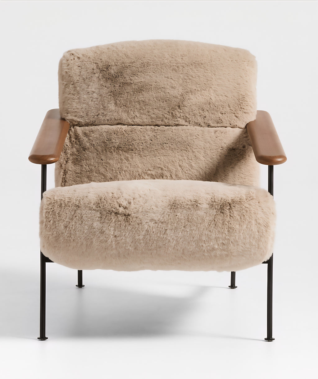 THE ONE × Chalet — Faux Fur Accent Chair
