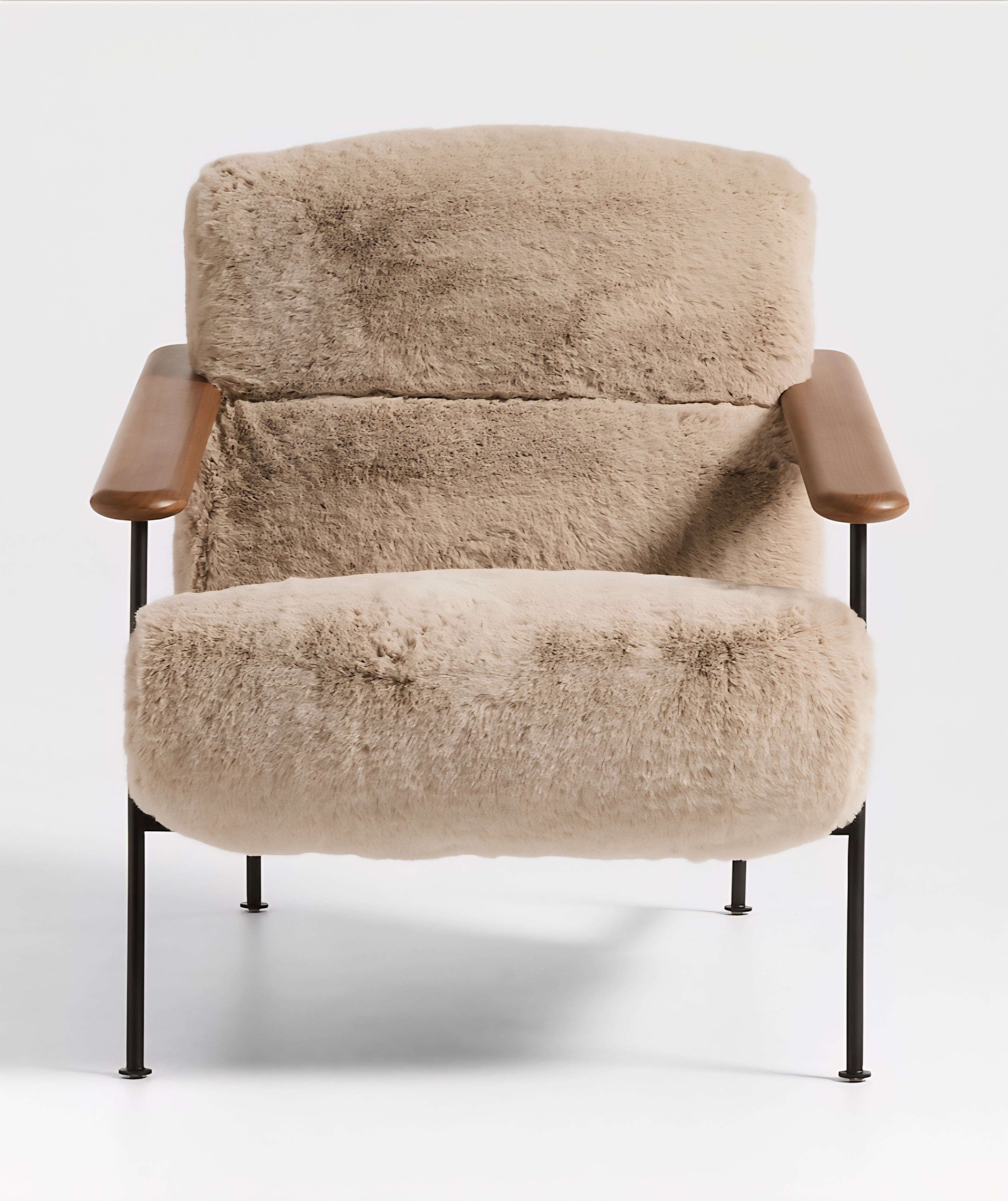 THE ONE × Chalet — Faux Fur Accent Chair
