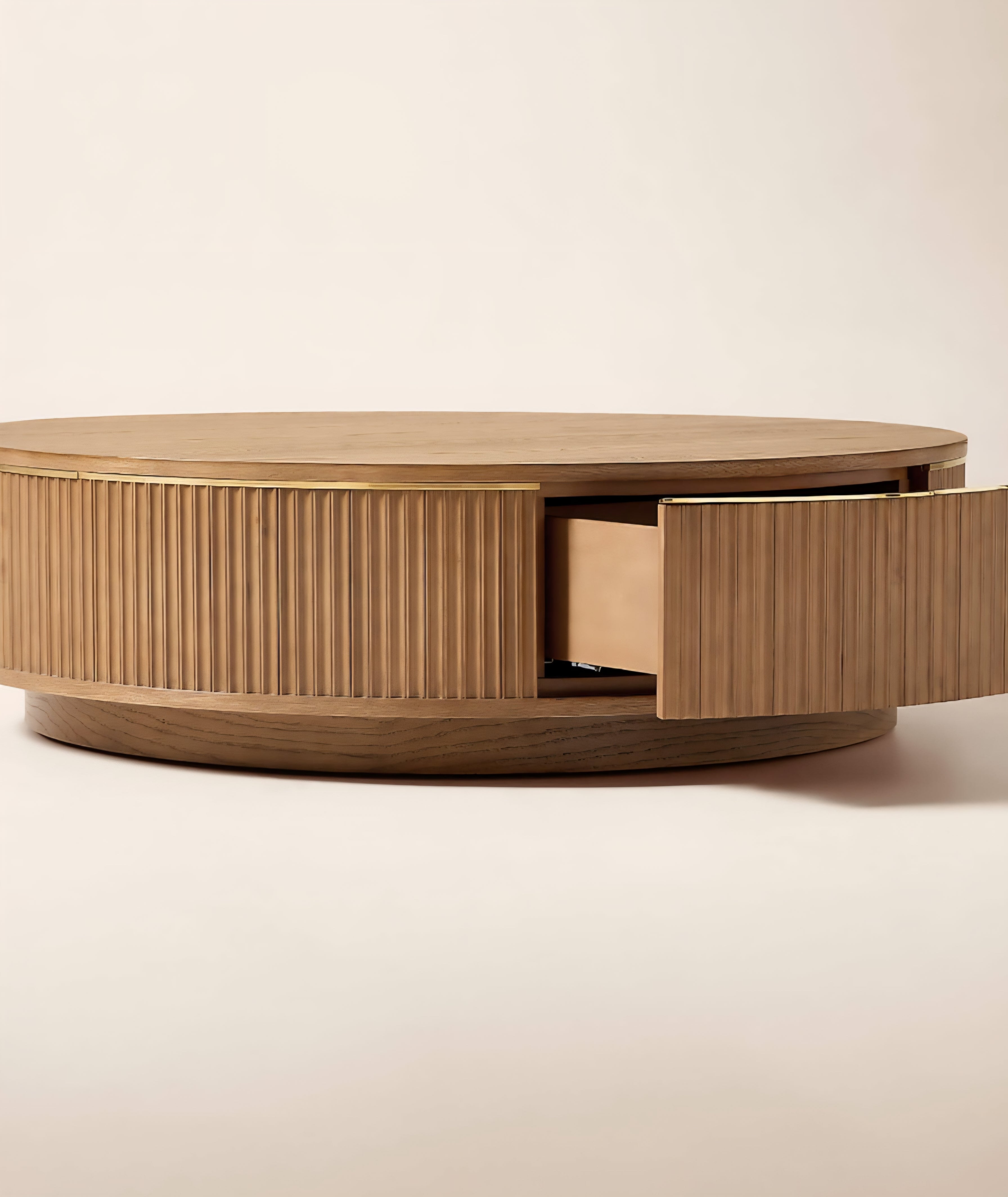THE ONE × Davison — Fluted Oak Coffee Tables