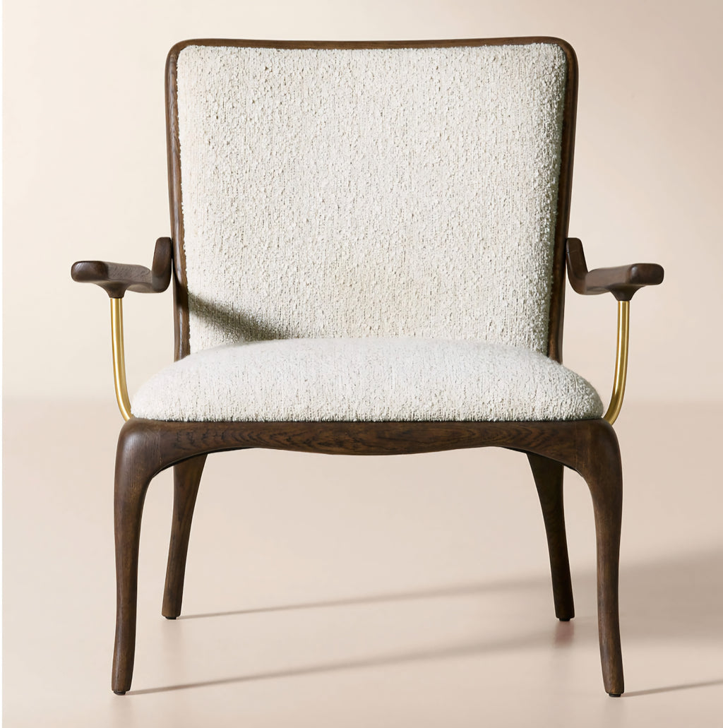 THE ONE × Colby — Faux Mohair Accent Chair